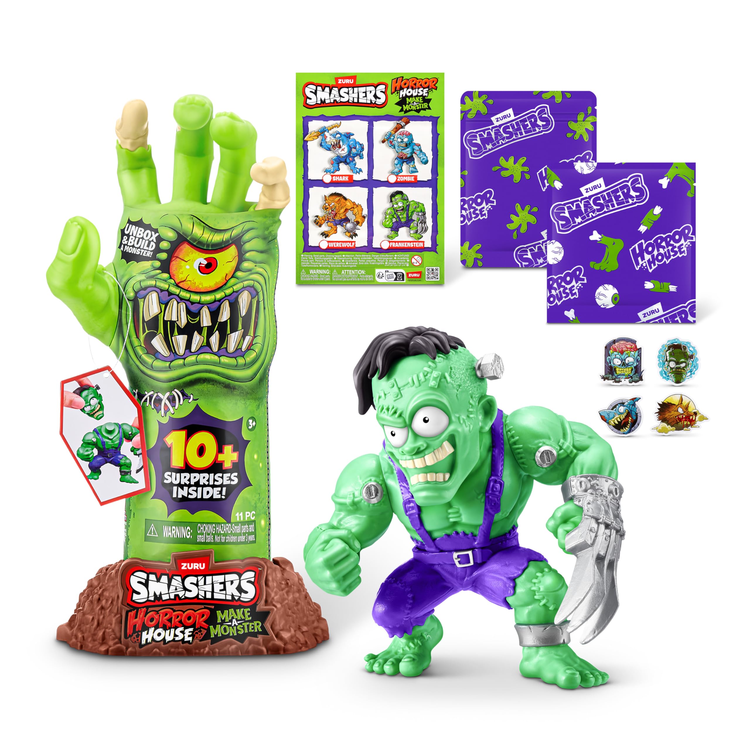 Smashers Horror House Dissect (Frankenstein) by ZURU - Smashable Building Playset for Kids