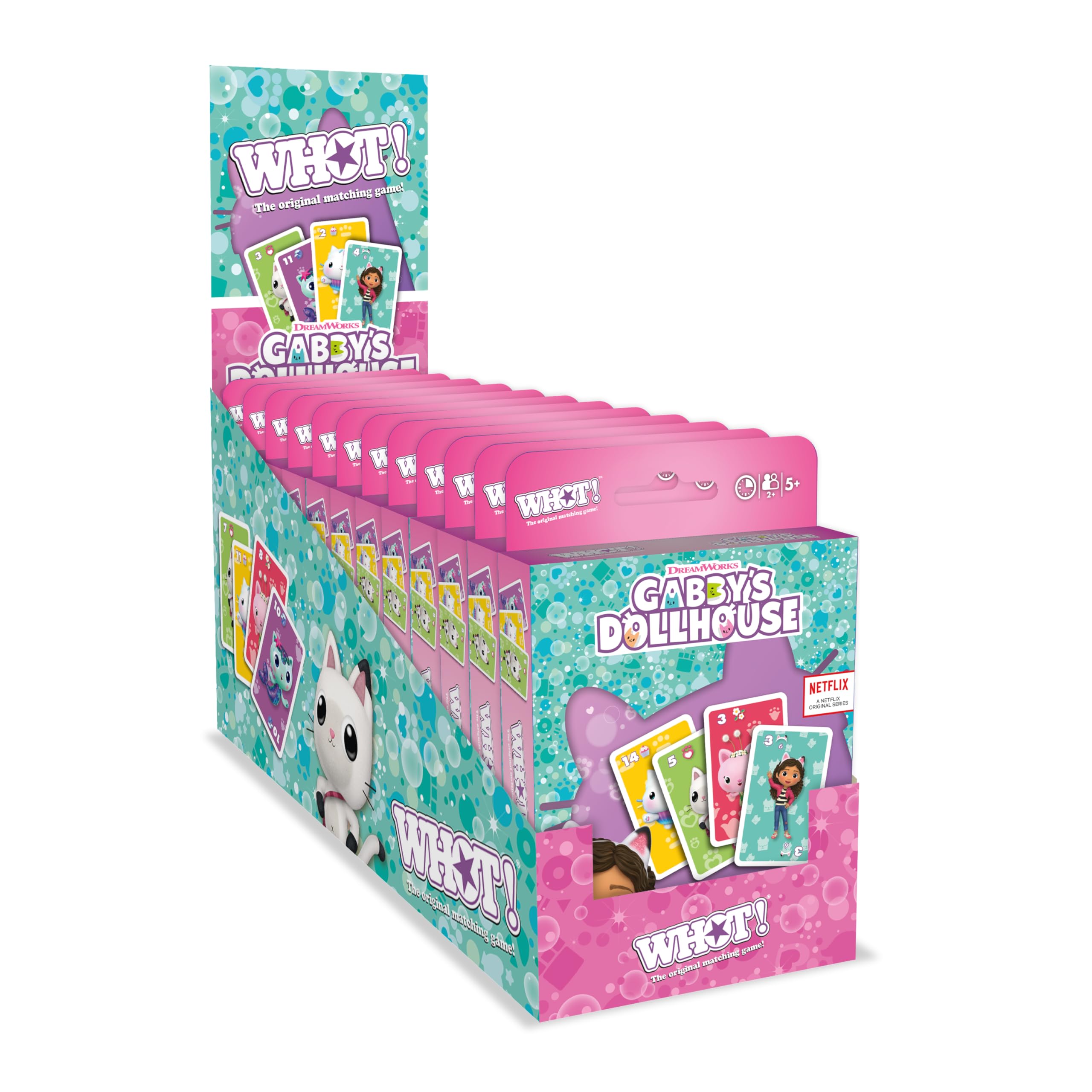 Waddingtons Number 1 Gabby's Dollhouse WHOT Card Game - Travel Size | Ages 5+ | English/French 6