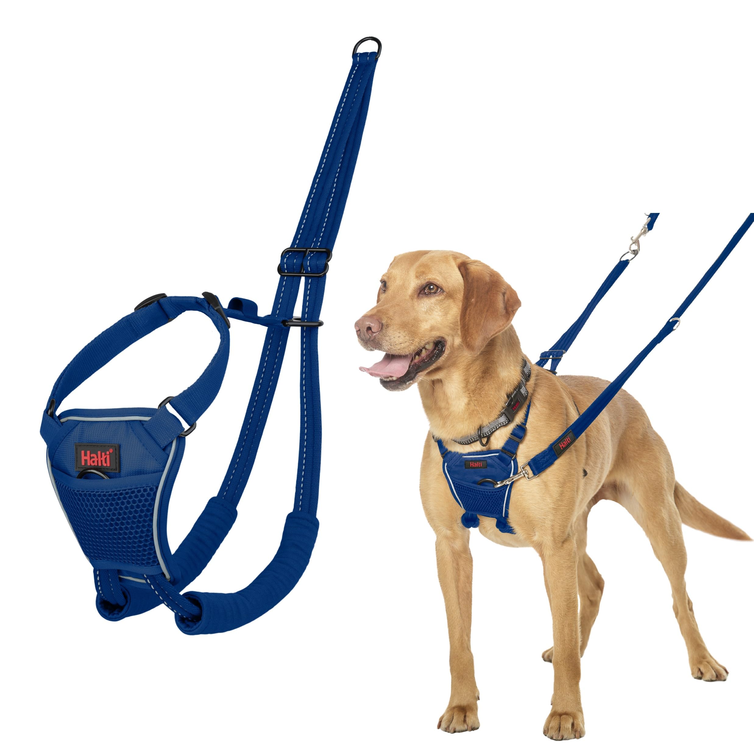 Halti No Pull Harness - Front Control Steering & Lifting Action | Size M | Cobalt Blue