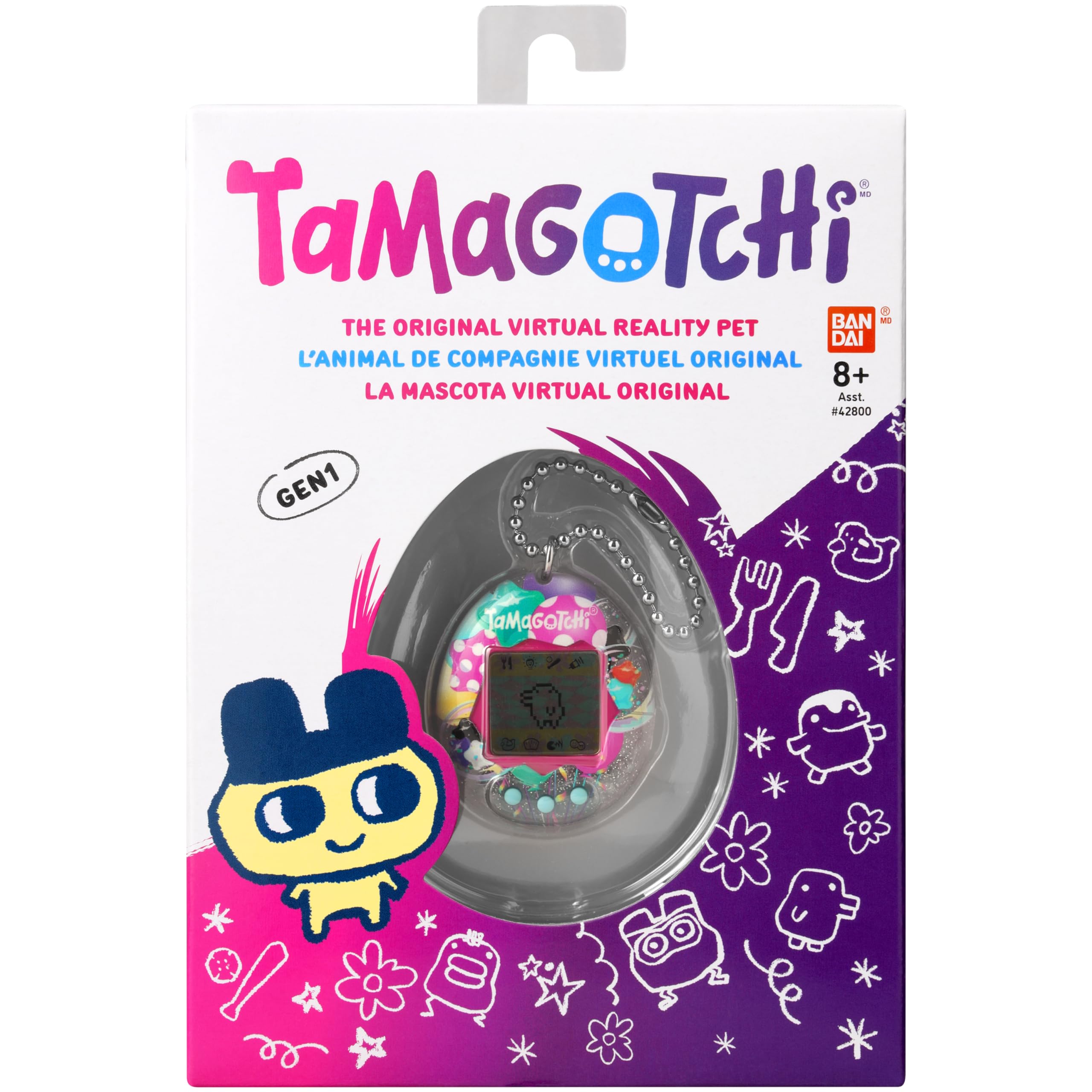TAMAGOTCHI Original Pretty Party Digital Pet - Electronic Toy for Ages 8+ 4