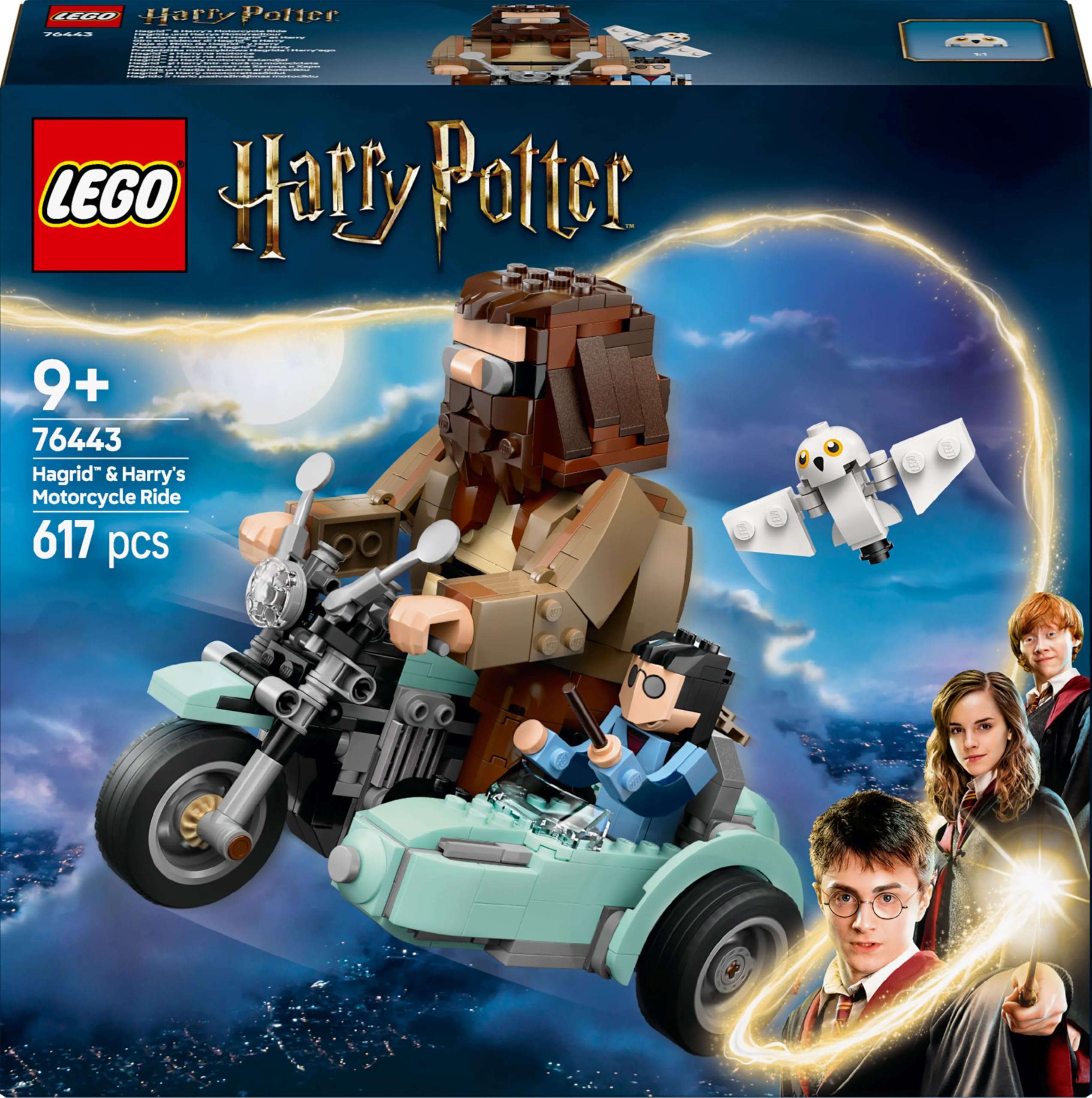 LEGO Harry Potter Hagrid &amp; Harrys Motorradfahrt – Baubares Fahrzeug-Spielset für Kinder ab 9 Jahren 7