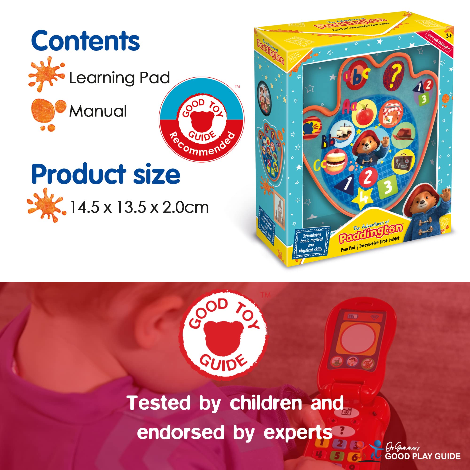 Paddington and Friends Interactive Bear Paw Pad - Educational Learning Toy for Ages 3+ 10
