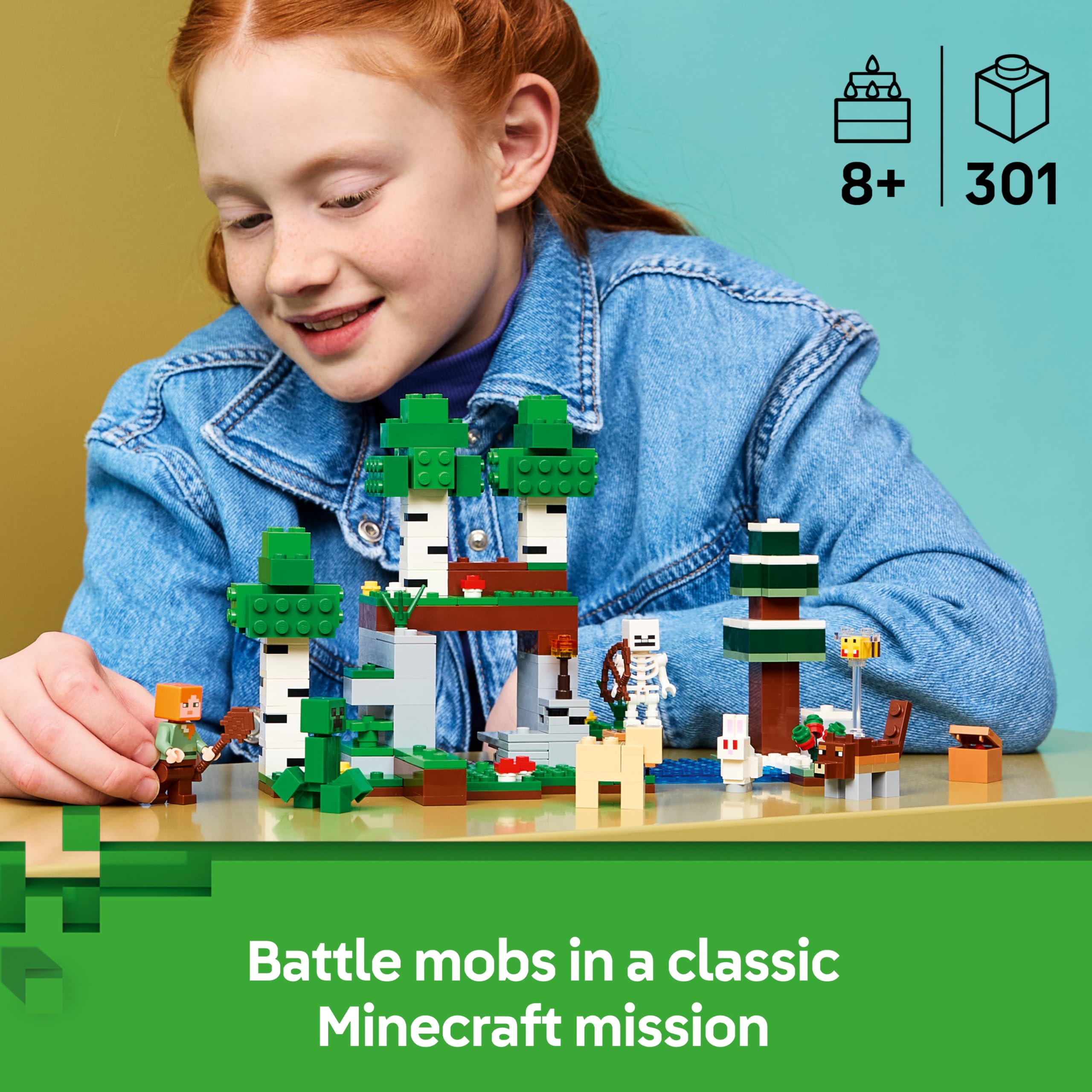 LEGO Minecraft First Night Adventure Building Set - 7 Figures, Ages 8+ | Model 21593 2