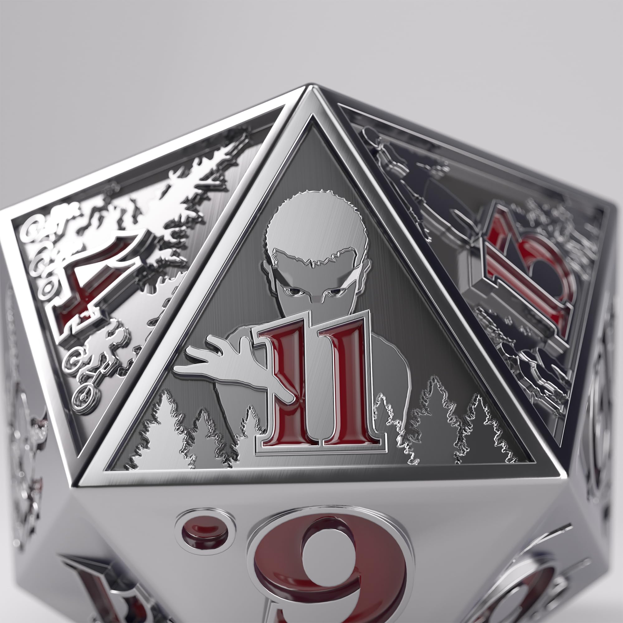 Gamegenic Stranger Things Hellfire Club Premium Metal D20 Dice