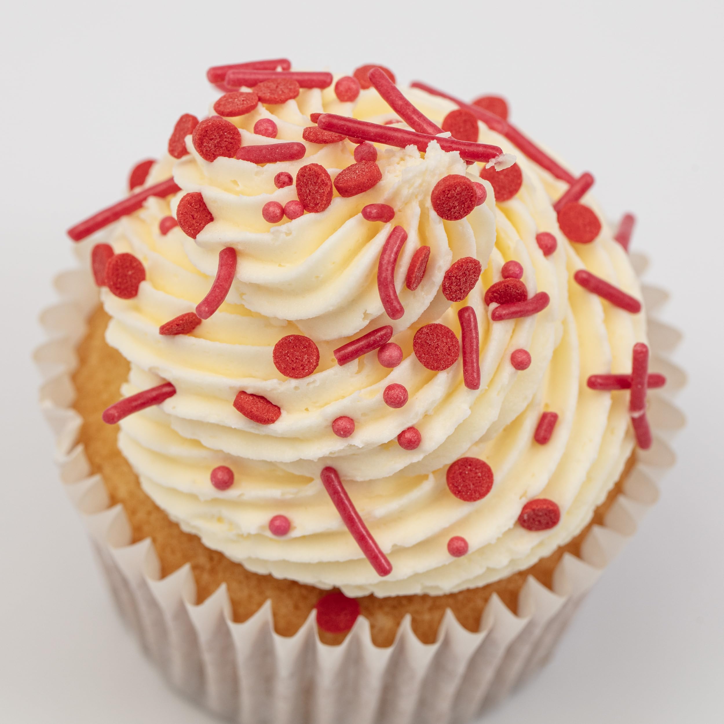 PME Cake Sprinkle Mix - Red Decorative Strands, Beads, and Confetti | 76g 5