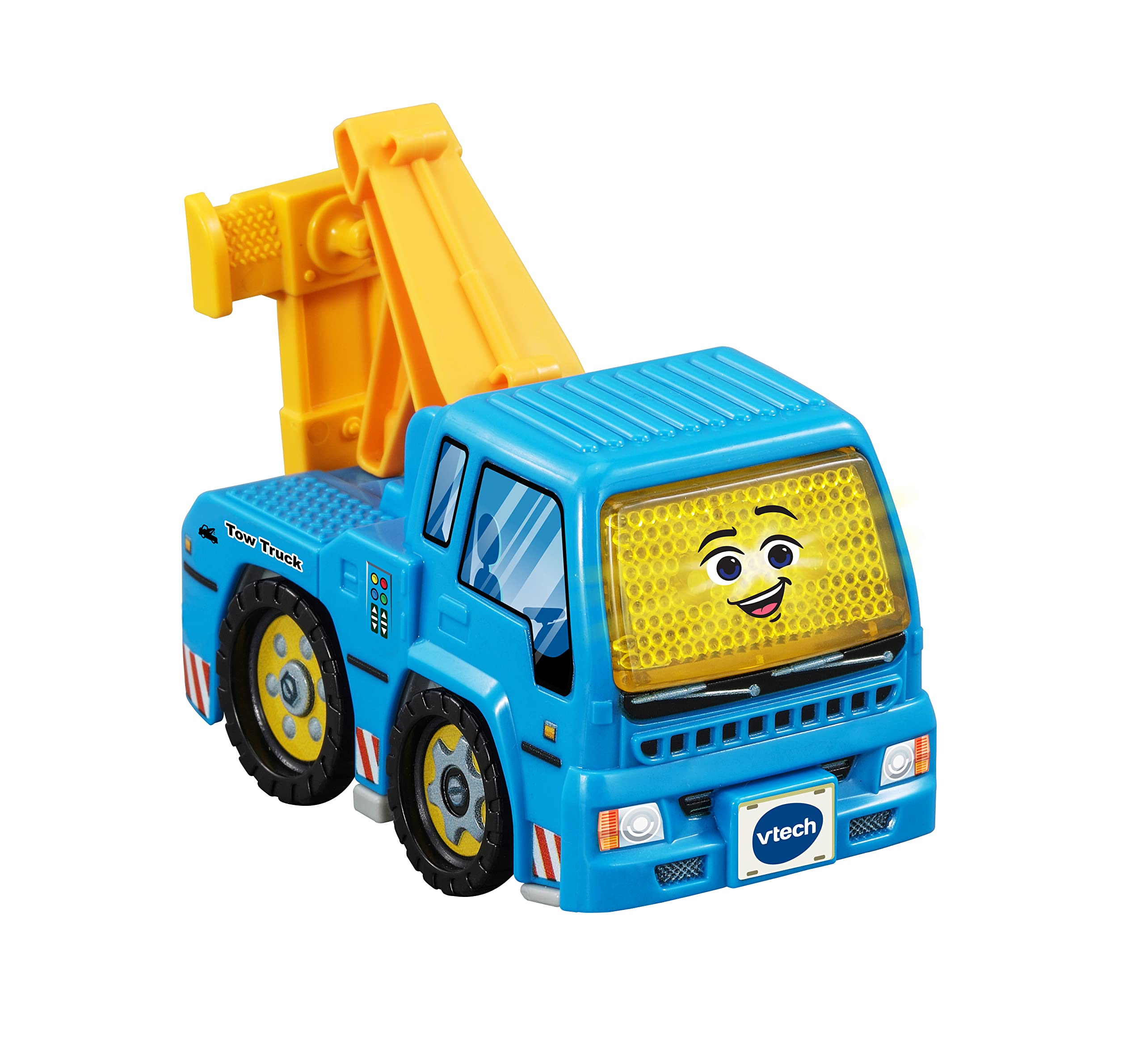 VTech Toot-Toot Drivers Tow Truck - Interactive Musical Toy Vehicle with Lights & Sounds for Toddlers 12 Months+