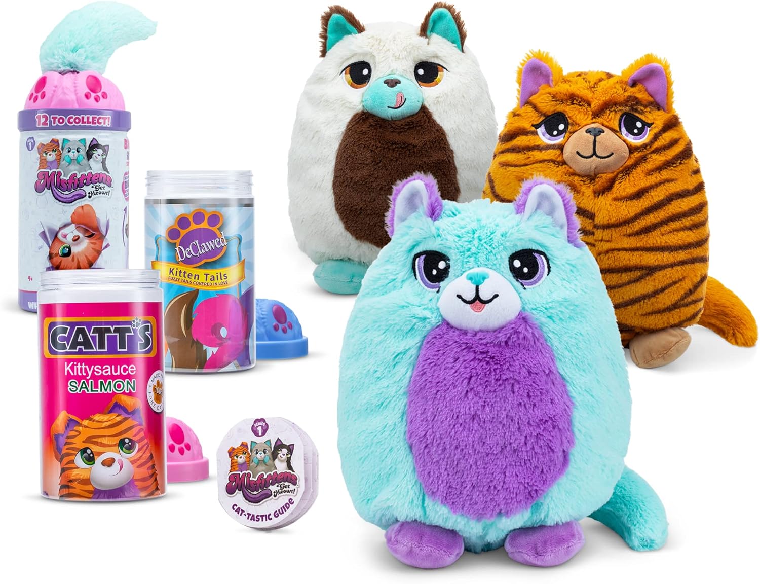 Misfittens Cats Wave 1 - Collectible Surprise Plush Stuffed Animals for Kids 3+