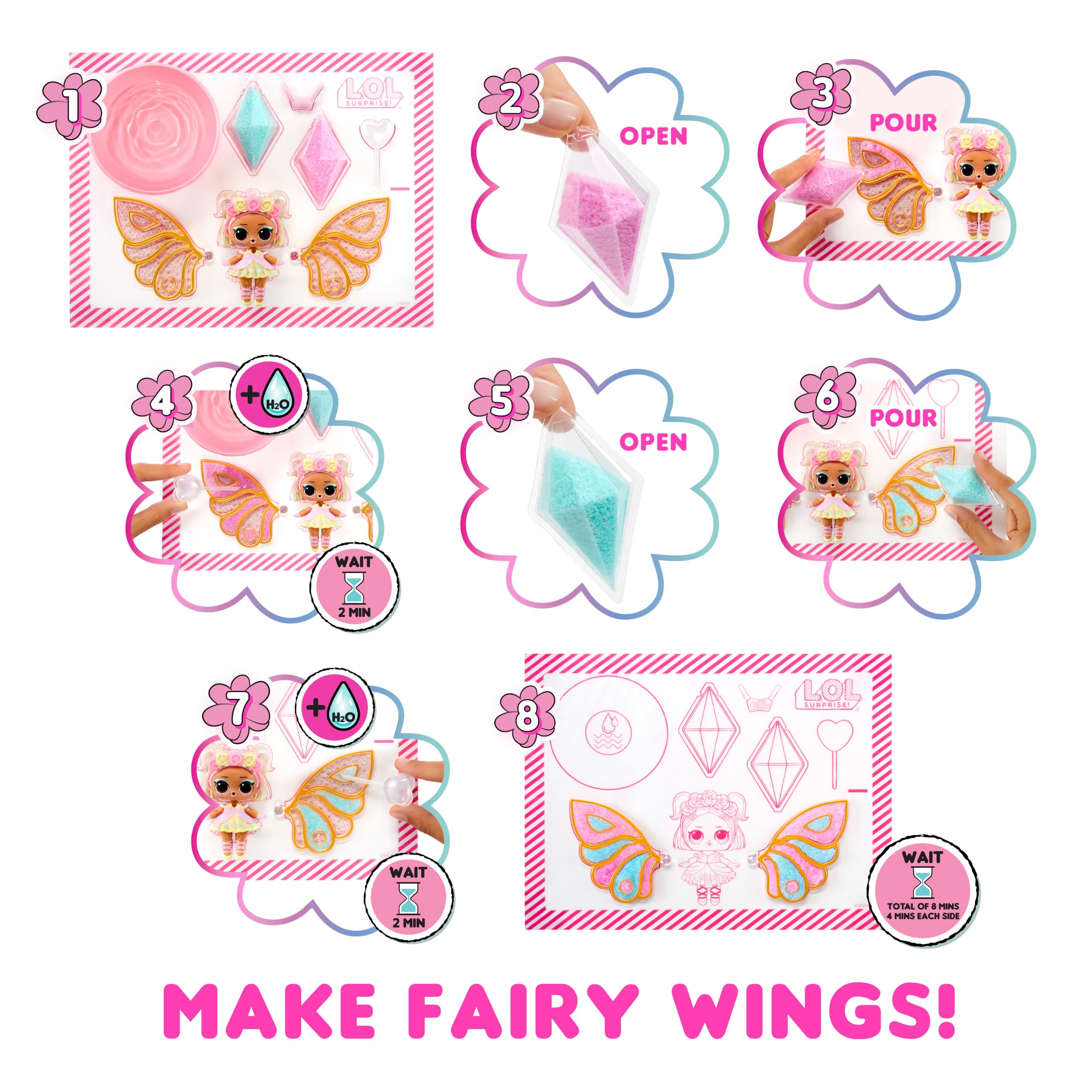 L.O.L. Surprise! Fairies Tots - 8 Collectible Dolls with Customizable Fairy Wings 5