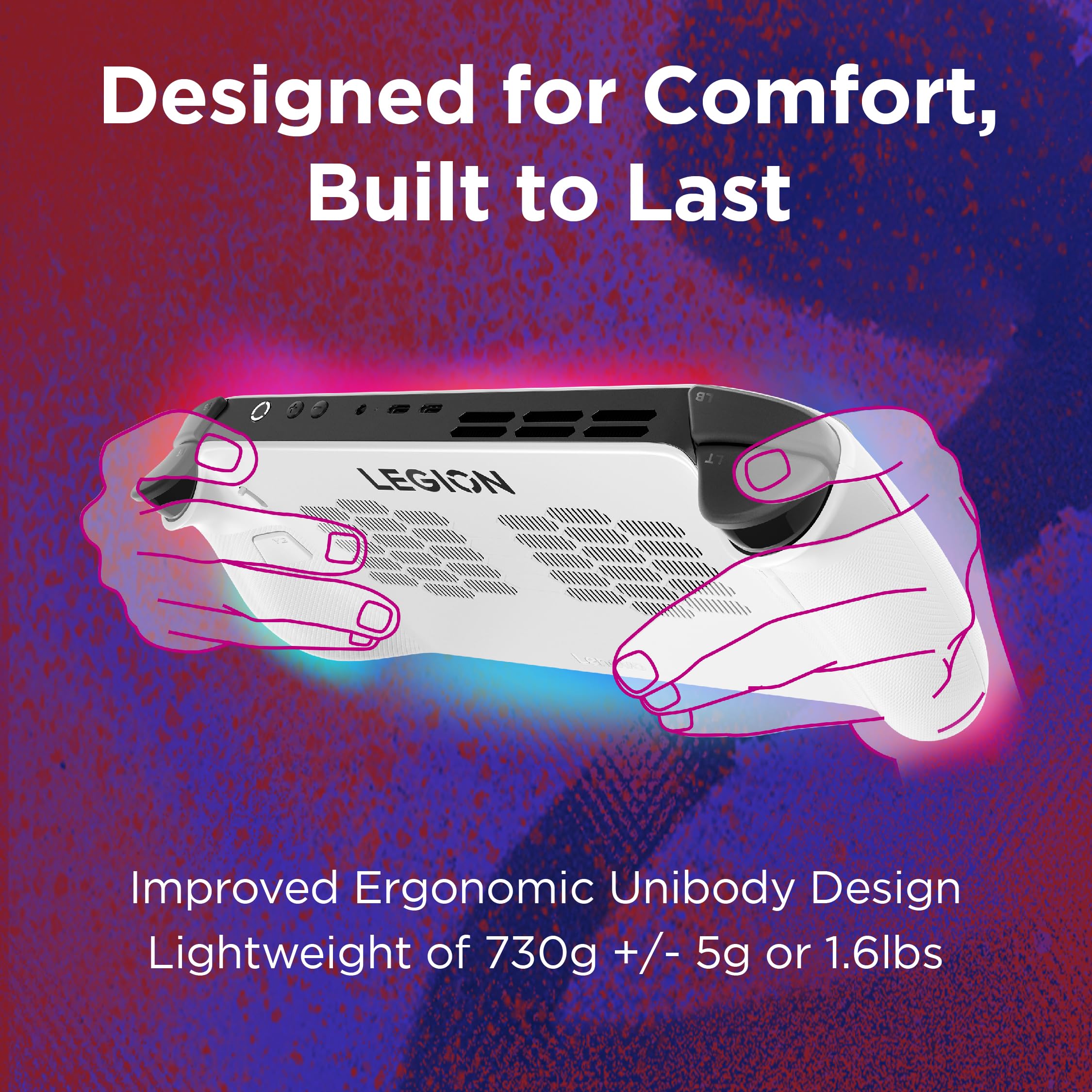 Lenovo Legion Go S Gaming Console | 8" WUXGA Touch Display | 120Hz | AMD Ryzen Z1 Extreme | 16GB RAM | 512GB SSD | Windows 11 | Glacier White 3