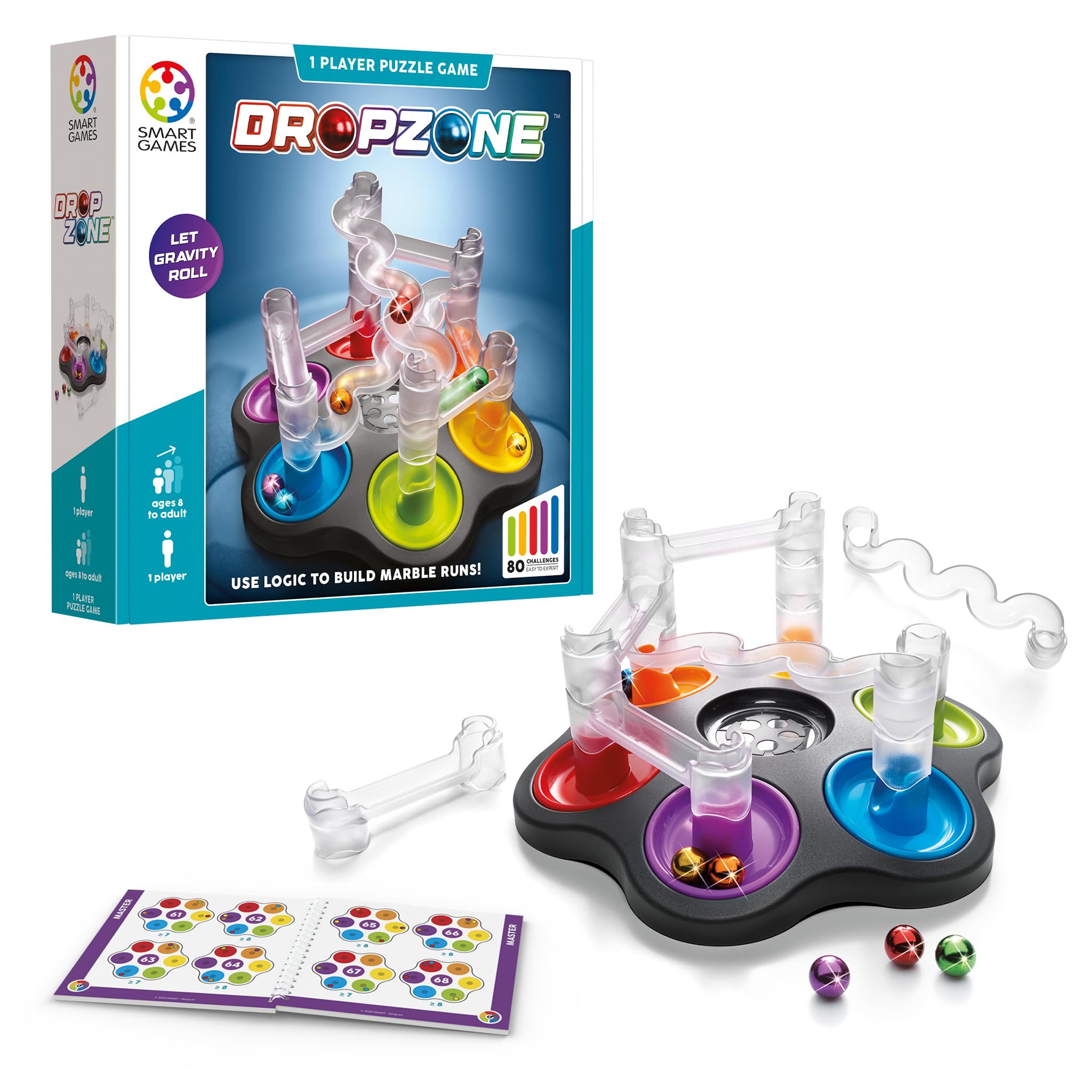 SmartGames DropZone Marble Run Building Game 10