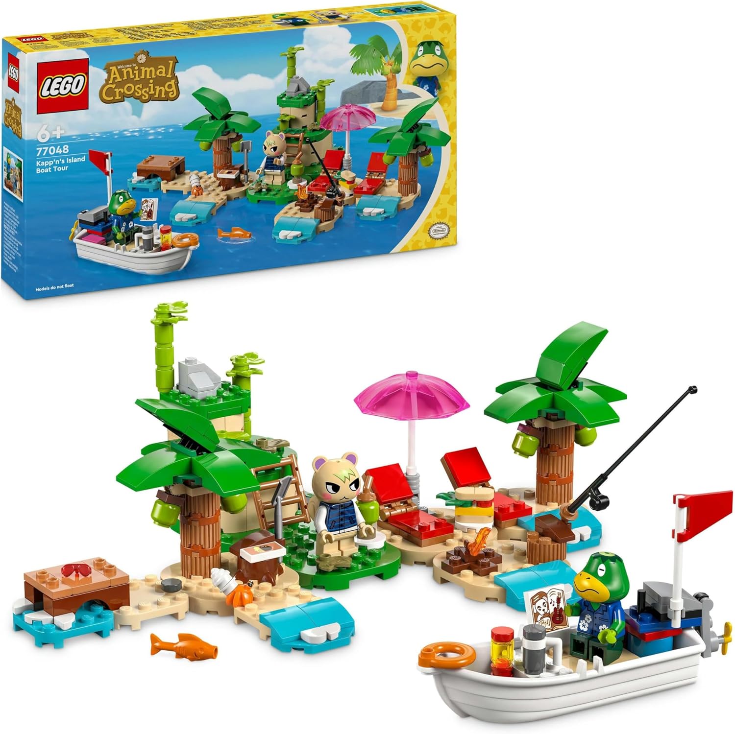 LEGO Animal Crossing Kapp'n's Island Boat Tour 77048 - Buildable Playset with Marshal & Kapp'n Minifigures 4