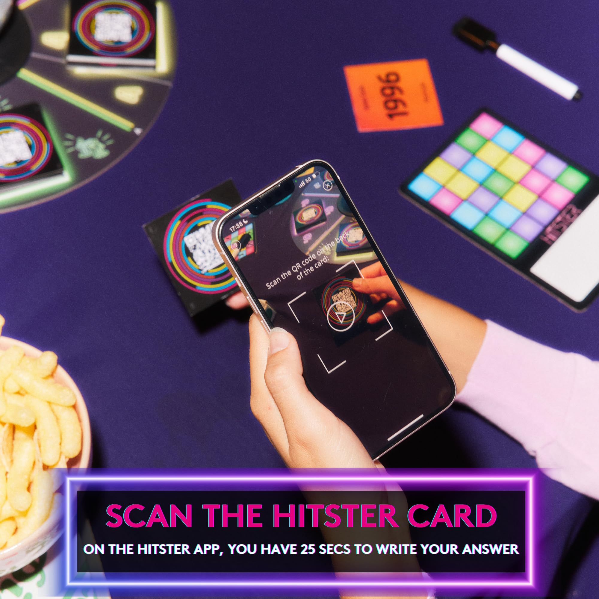 Hitster Bingo - The Electronic Music Trivia Game for Adults - Fun Party Game with Spotify Integration 3