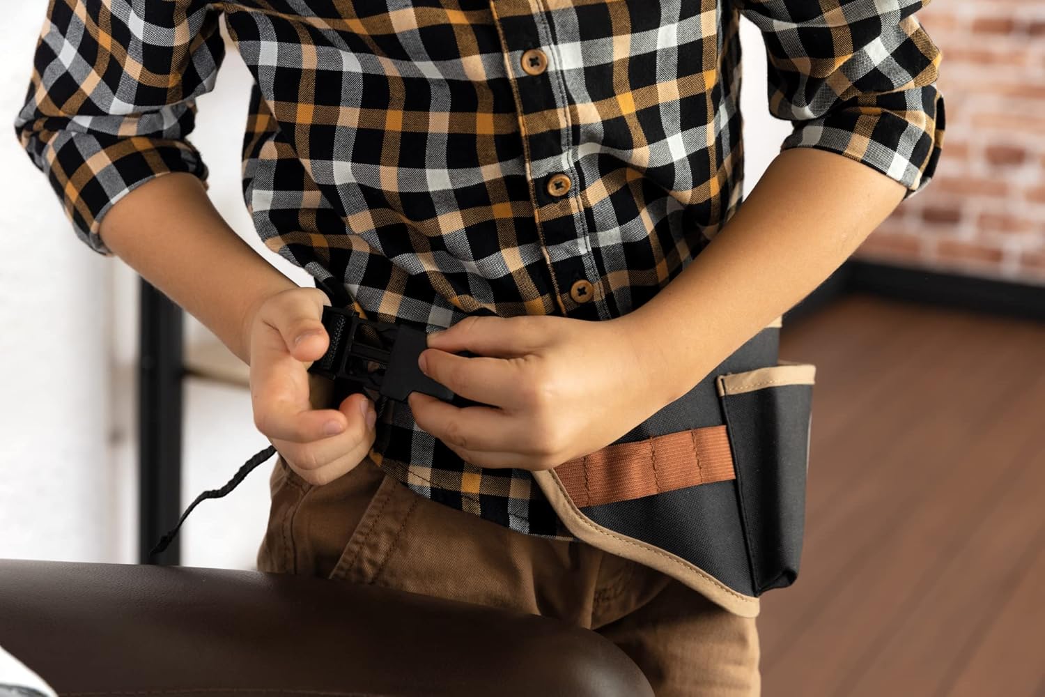 Smoby Barber Tool Belt Playset - 10-Piece Pretend Haircut Kit for Kids 3 Years and Up 14