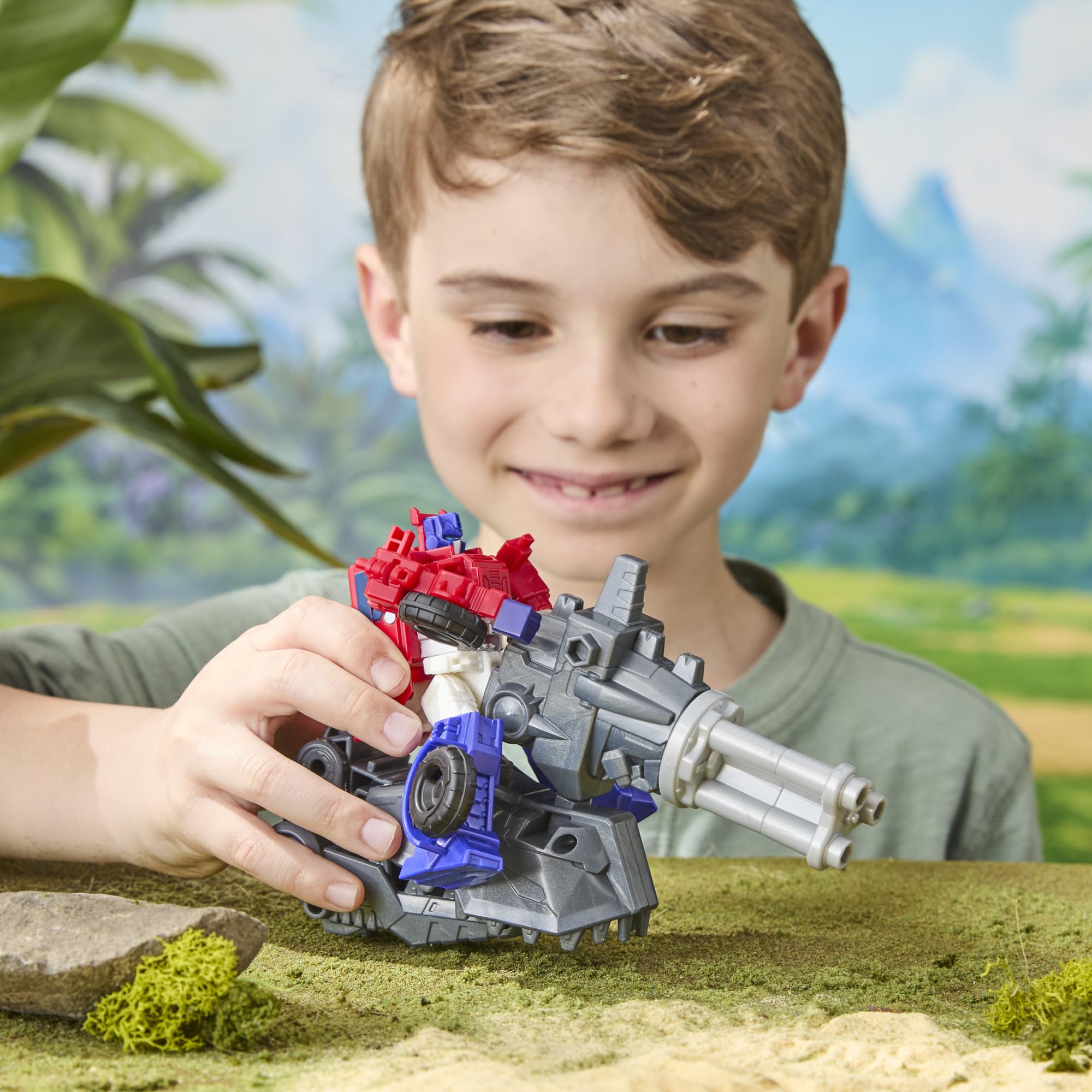 Transformers Grimlock CYBERWORLD Action Figure - 22.5 cm Robot/Dinosaur | 4-Step Conversion | Ages 6+ 6