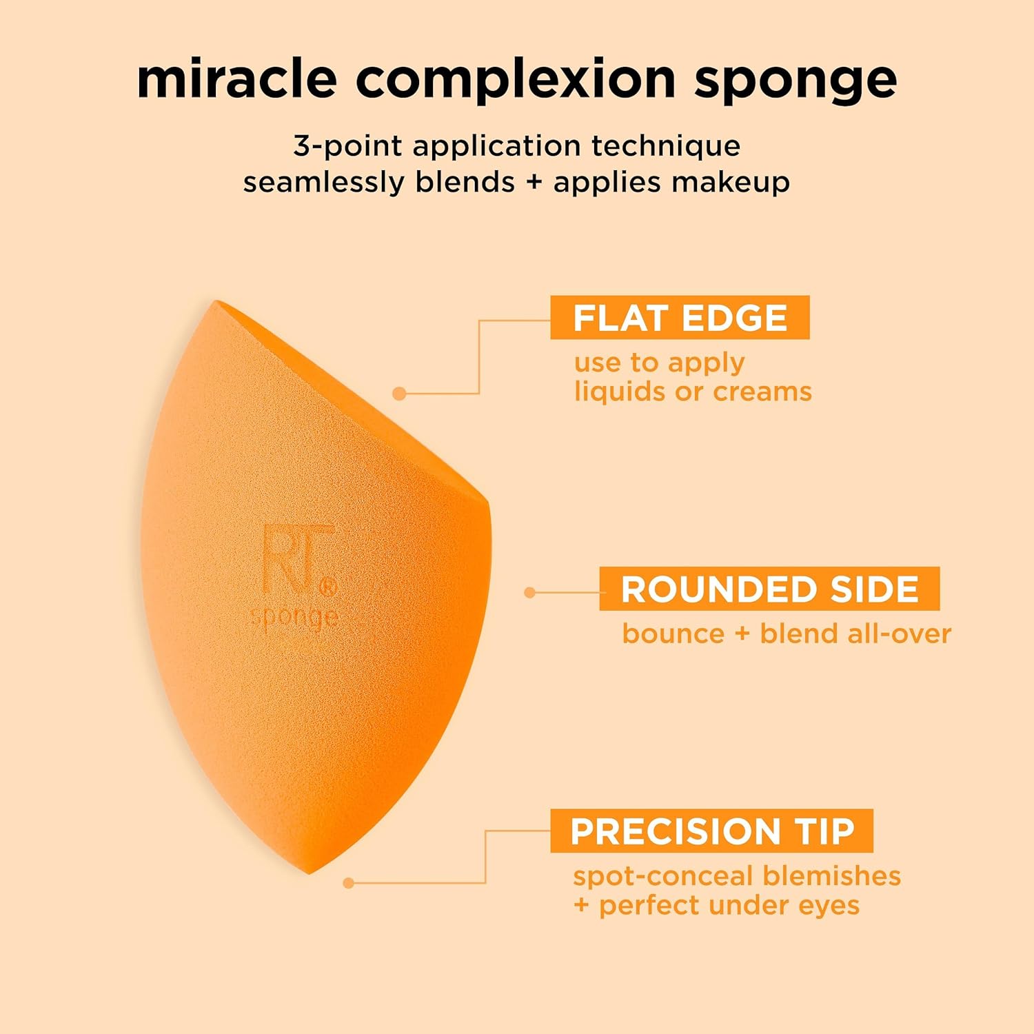 REAL TECHNIQUES Miracle Complexion Sponge (Pack of 4) 10