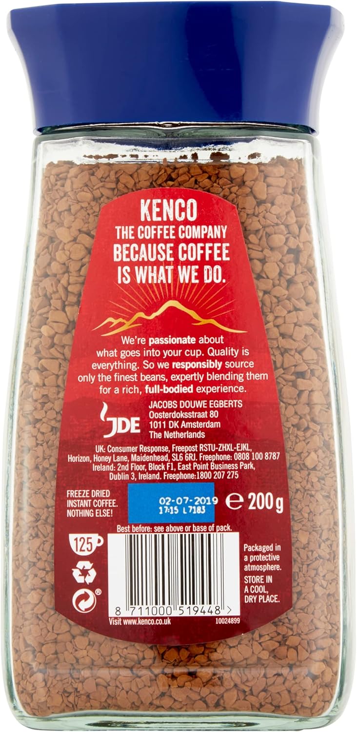 Kenco Rich Instantkaffee, mittlere Röstung, ohne Geschmack, 200 g 3