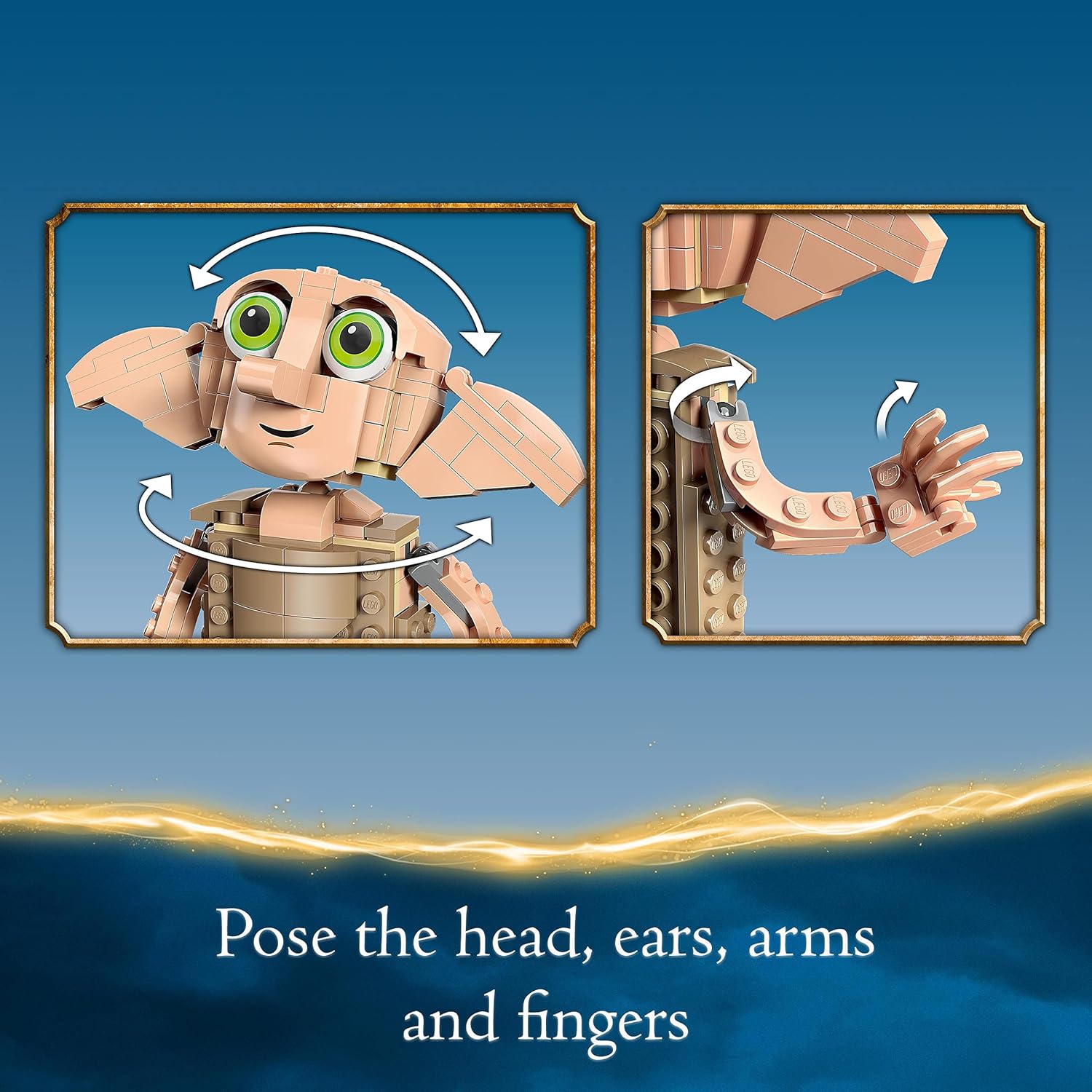 LEGO 76421 Harry Potter Dobby the House-Elf Building Set - Posable Figure with Accessories, 403 Pieces 4