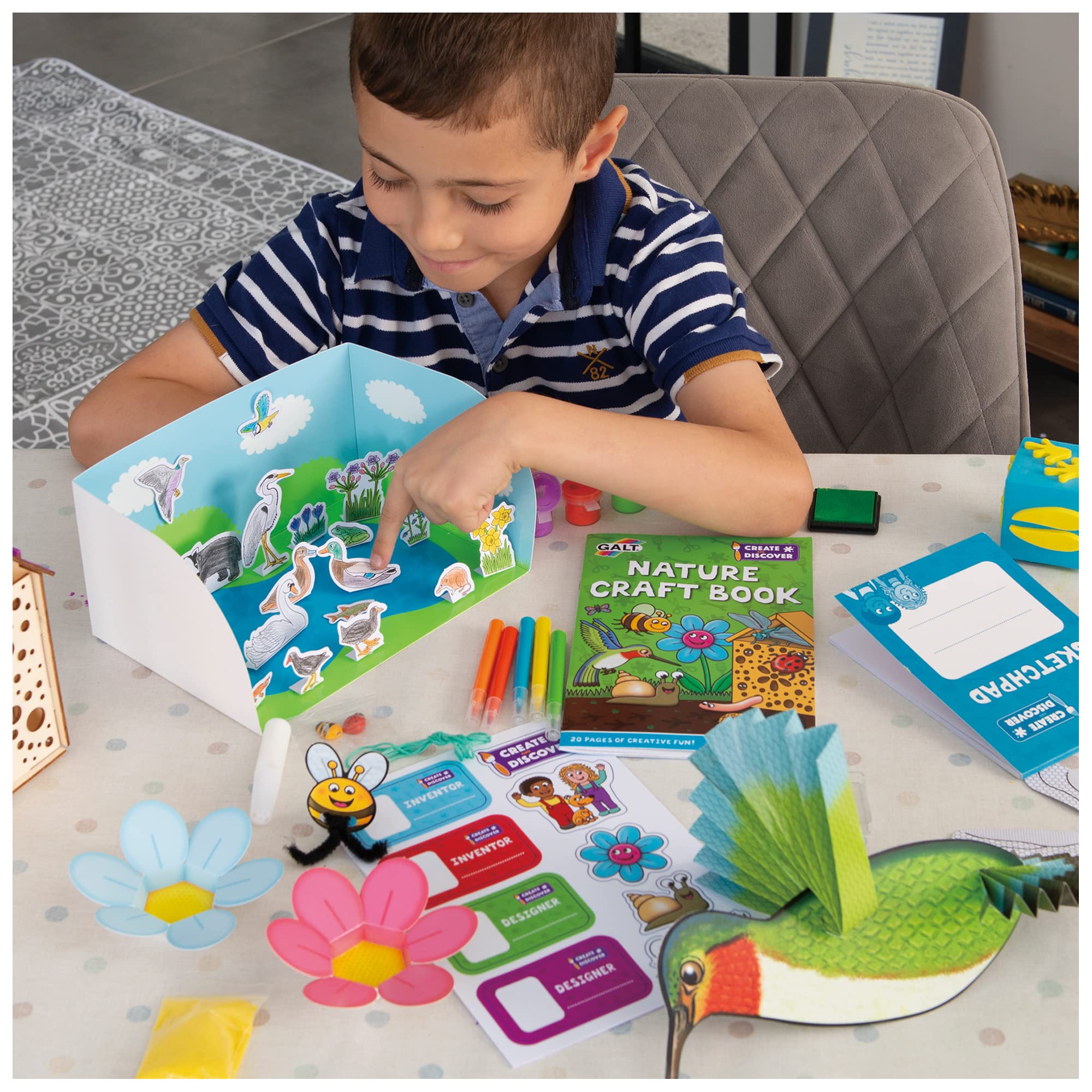 Galt Nature Craft Kit - 6 Nature Activities for Kids, Ages 5+ 3