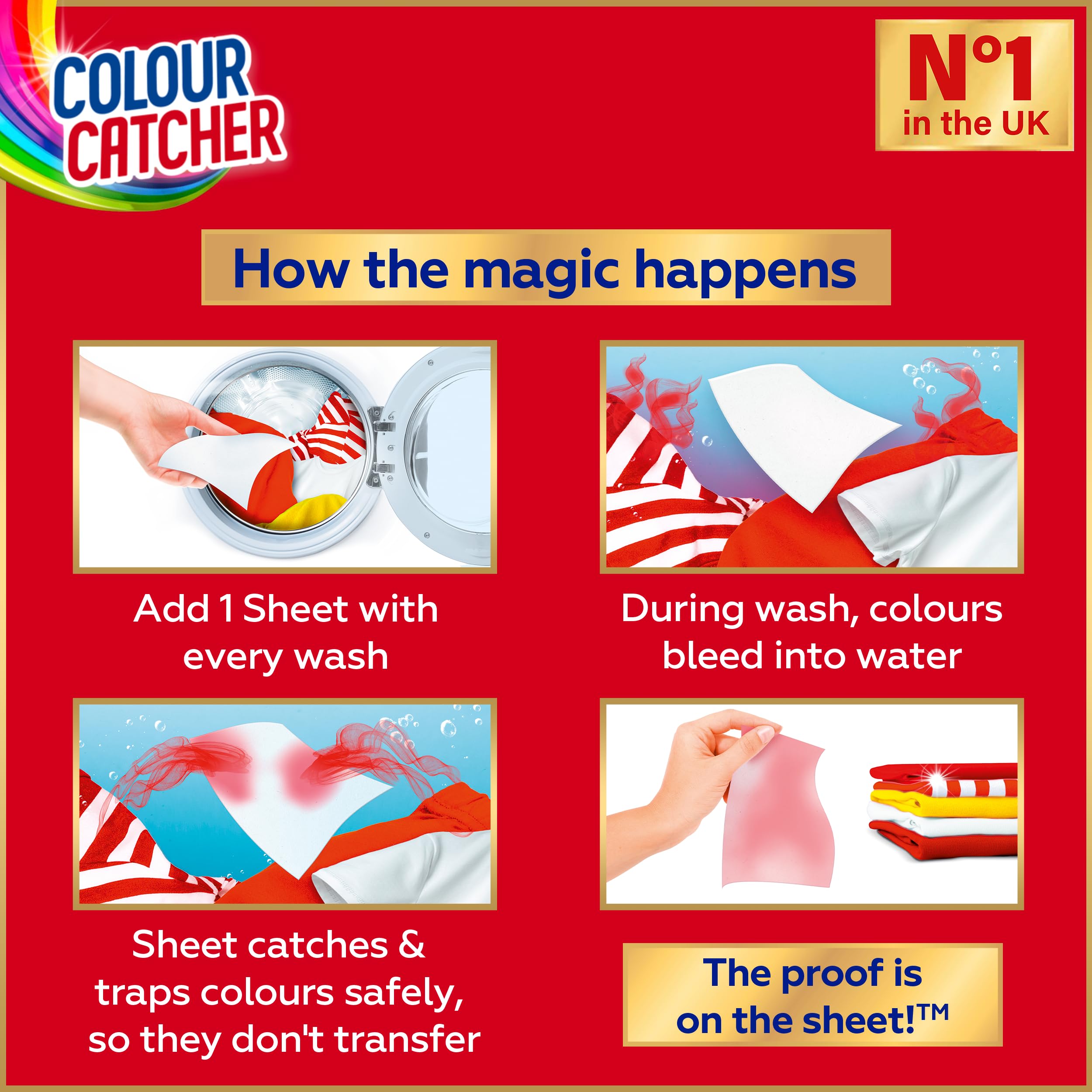 Colour Catcher - Colour Protection Sheets (10 Sheets) 5
