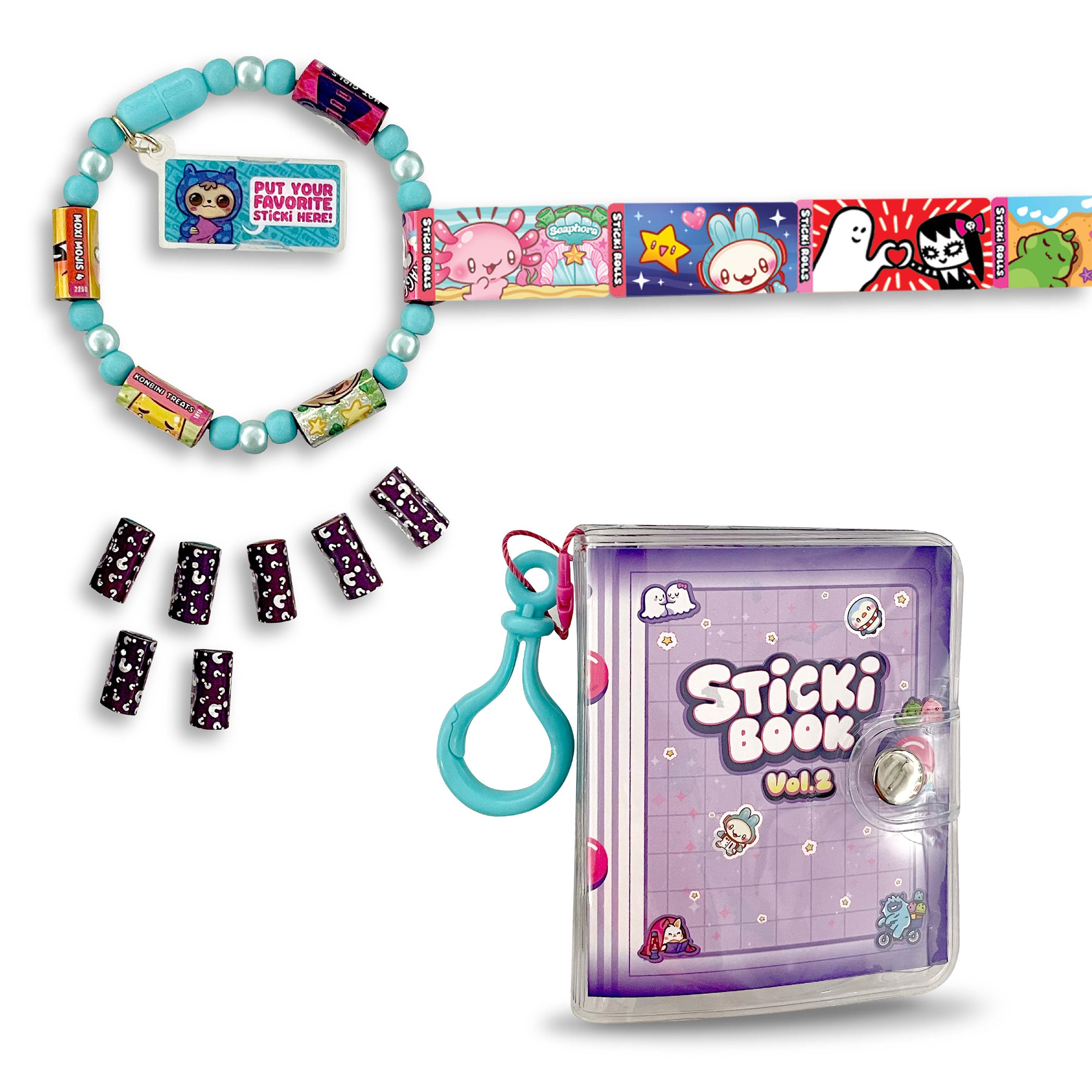 Sky Castle Sticki Rolls Series 2 - Wearable & Shareable Holographic Sticker Book 10