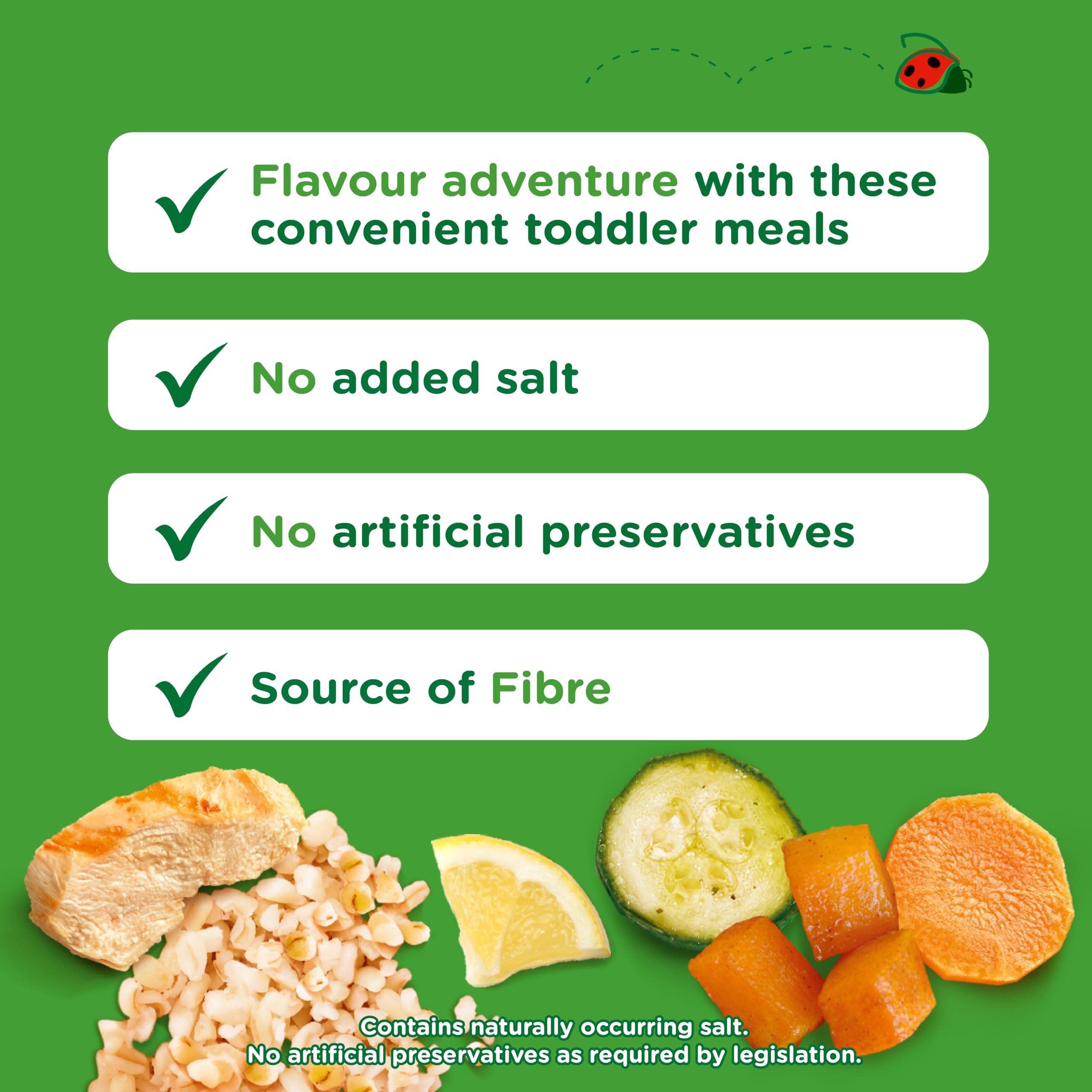 Cow & Gate Lemon Chicken & Vegetables Baby Food Meal, 12+ Months, 230g 3