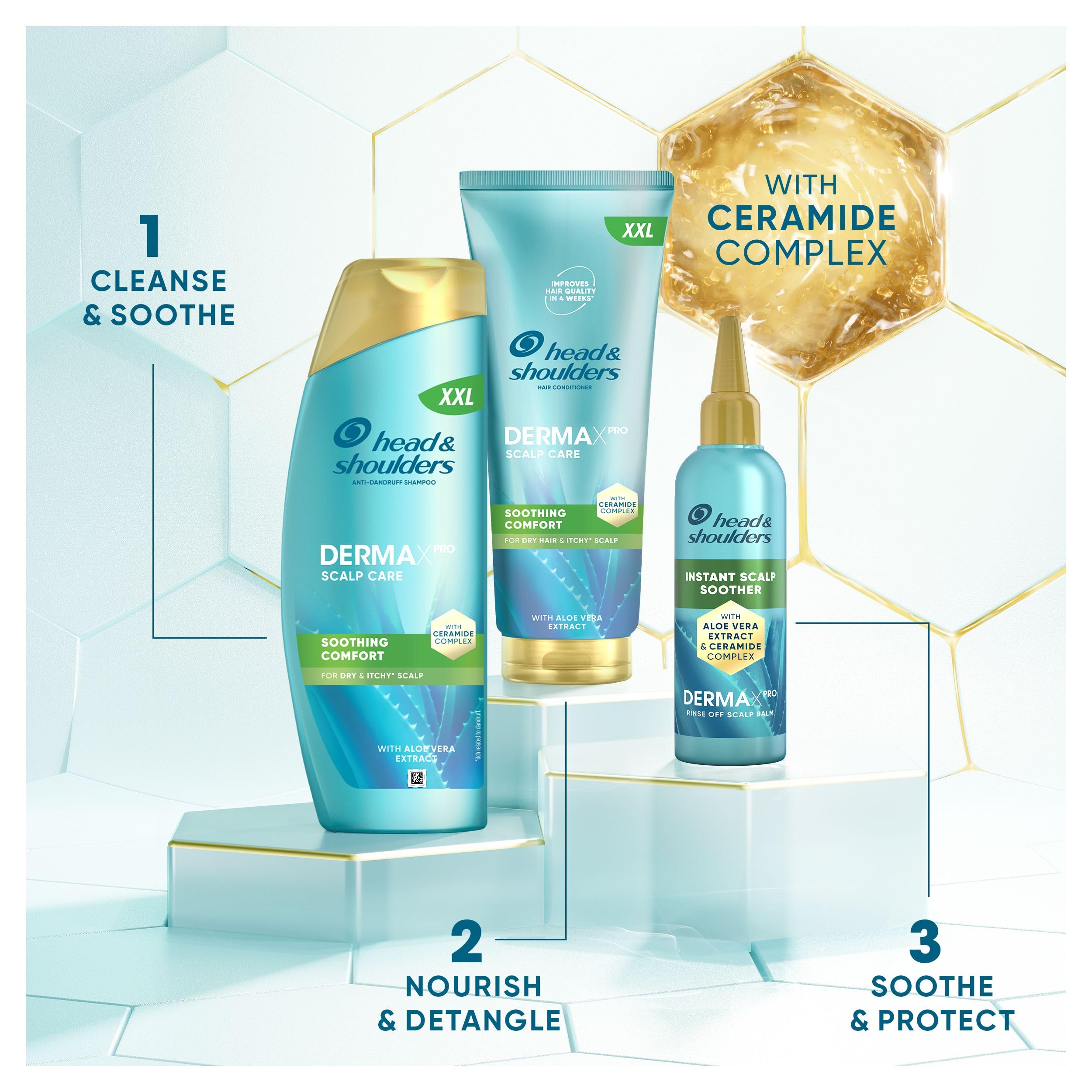 Head & Shoulders - DermaXPro Soothing Comfort Lightweight Conditioner (350ml)