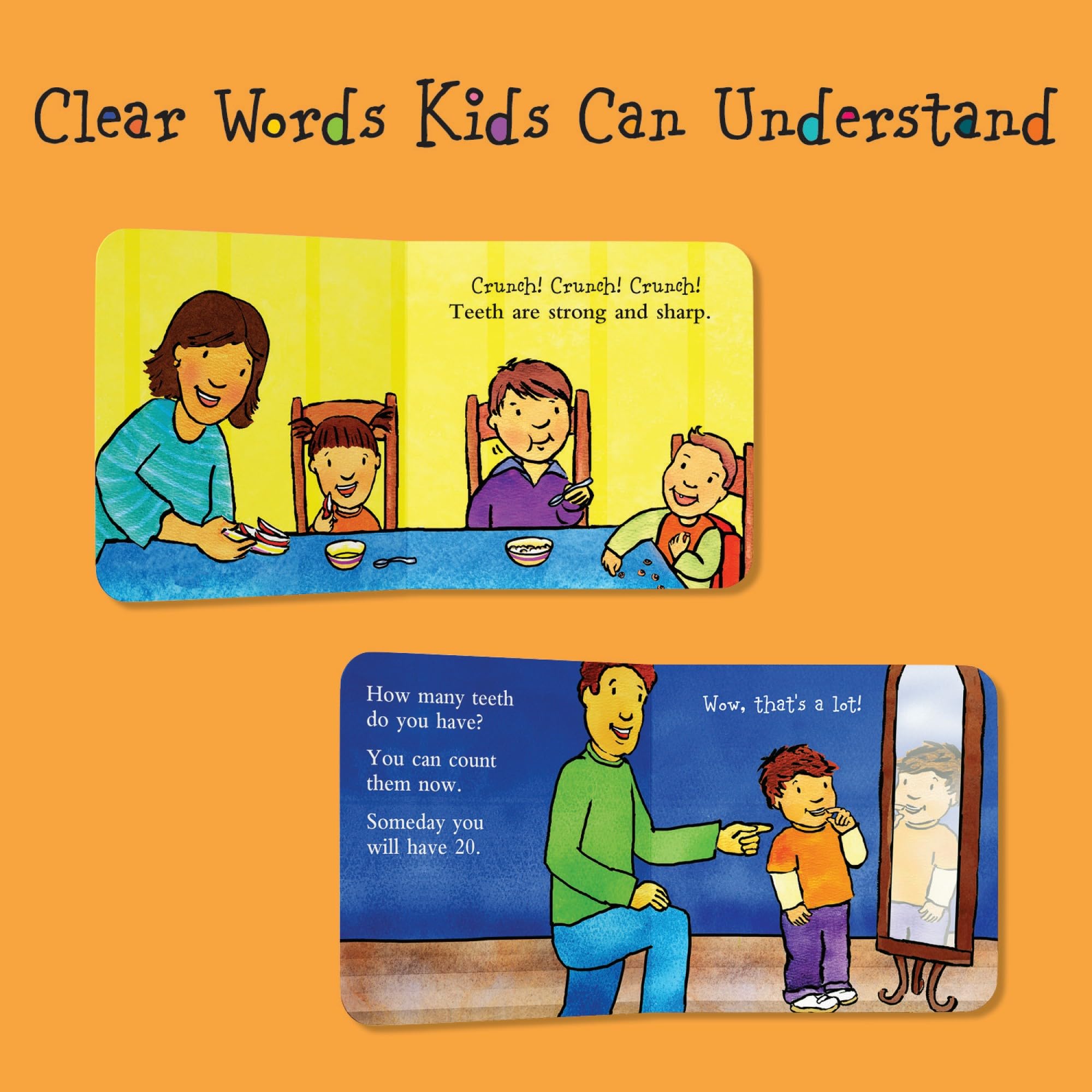 Free Spirit Publishing Teeth are Not for Biting - Board Book for Ages 2-3 | First Edition 2