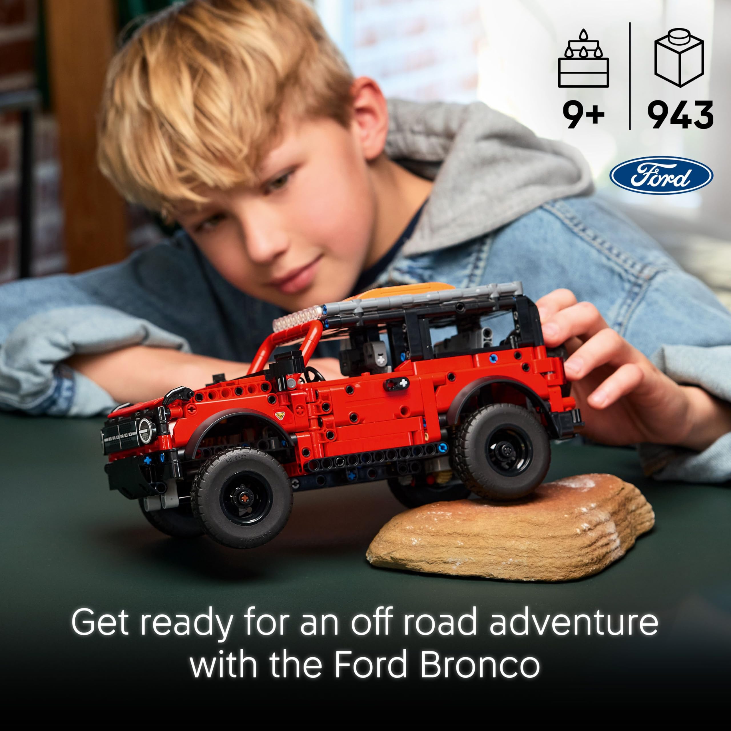 LEGO Technic Ford Bronco SUV Off Road Car Toy 42213 | Ages 9+ | Engineering Set 2