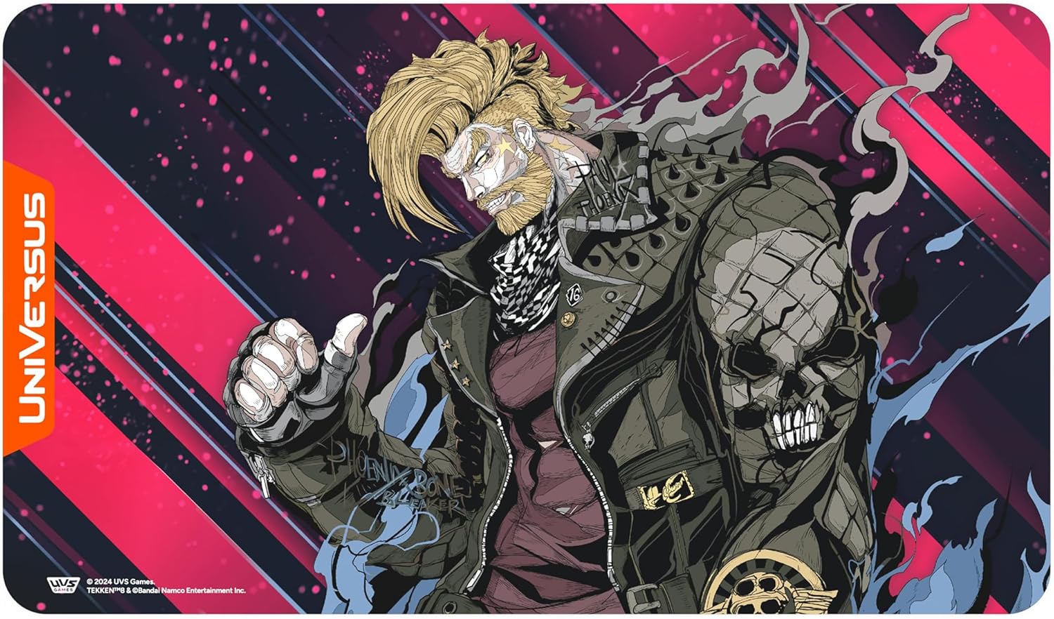 UniVersus Tekken 8 Paul Playmat - 24 x 14 Inches Neoprene Tabletop Mat