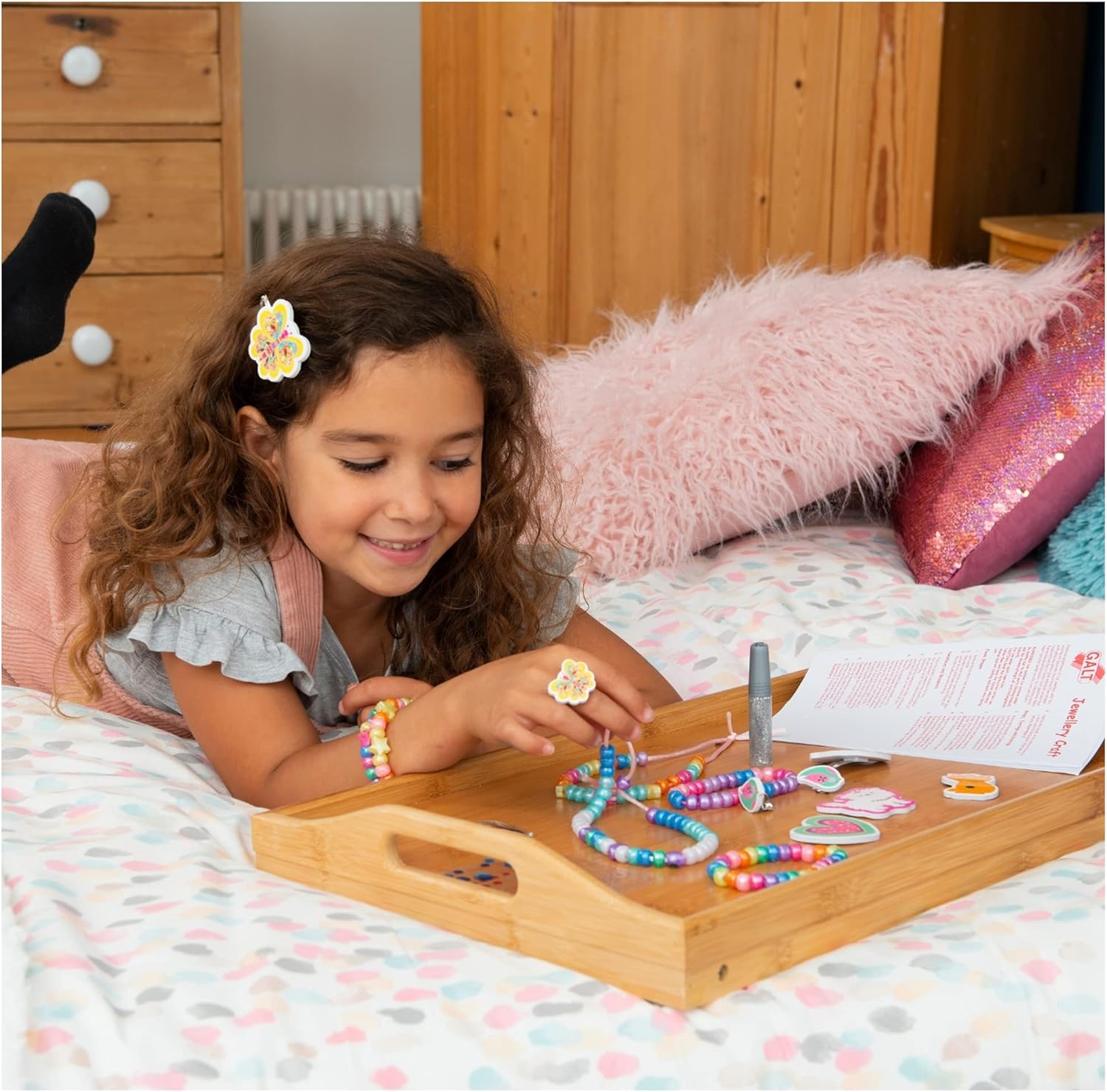 Galt Creative Cases Schmuck-Bastelset – Kunst &amp; Handwerk für Kinder ab 5 Jahren 3