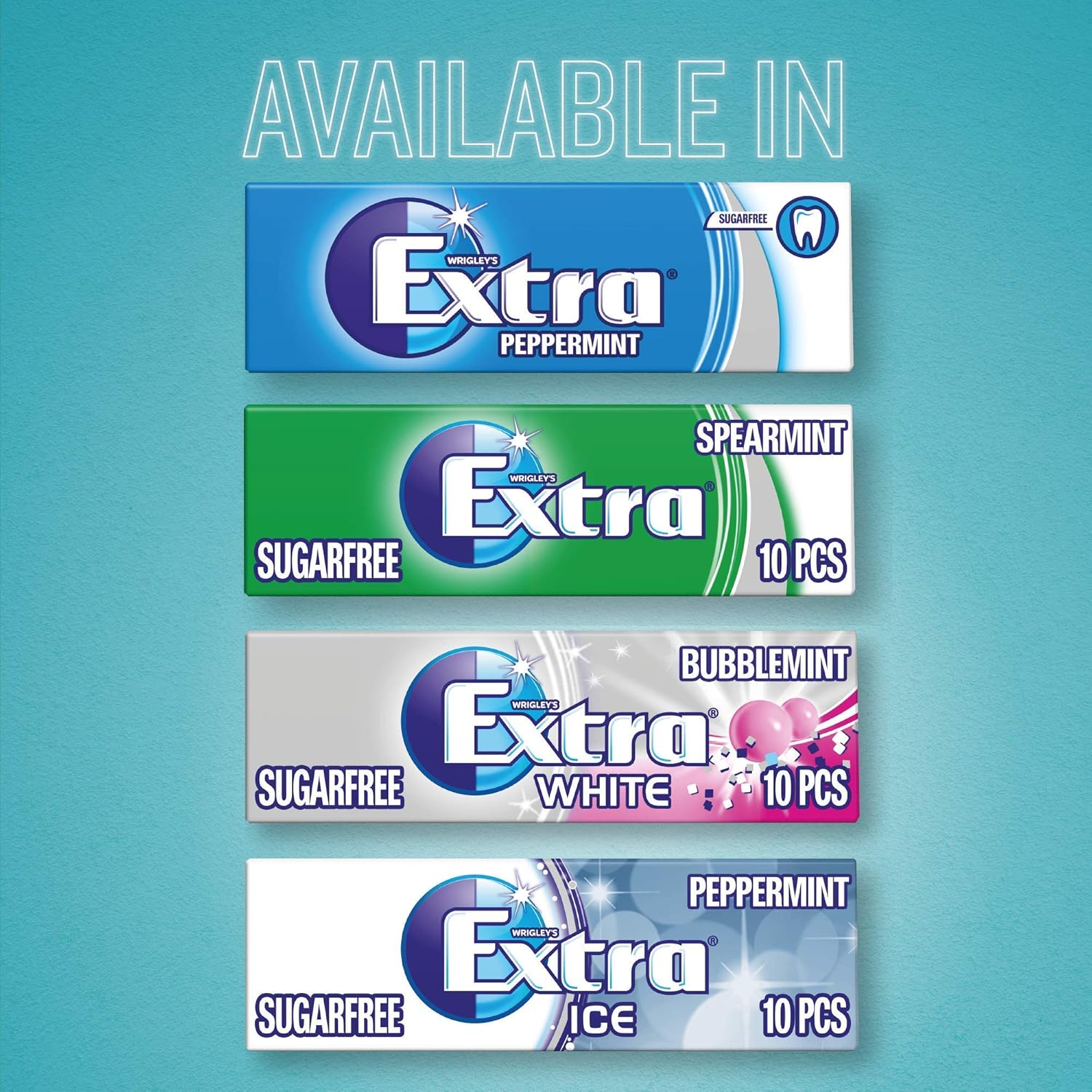 Extra - Cool Breeze Sugar Free Chewing Gum, 30 Packs of 10 Pieces (300 Pieces Total) 6