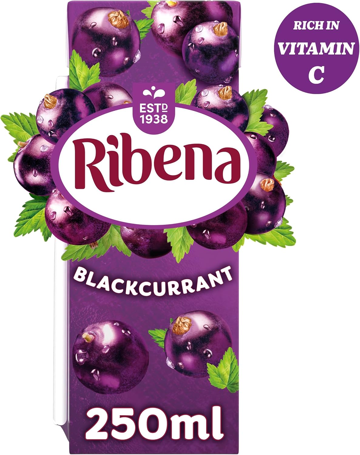 Ribena - Blackcurrant Juice Drink Cartons 6x250ml