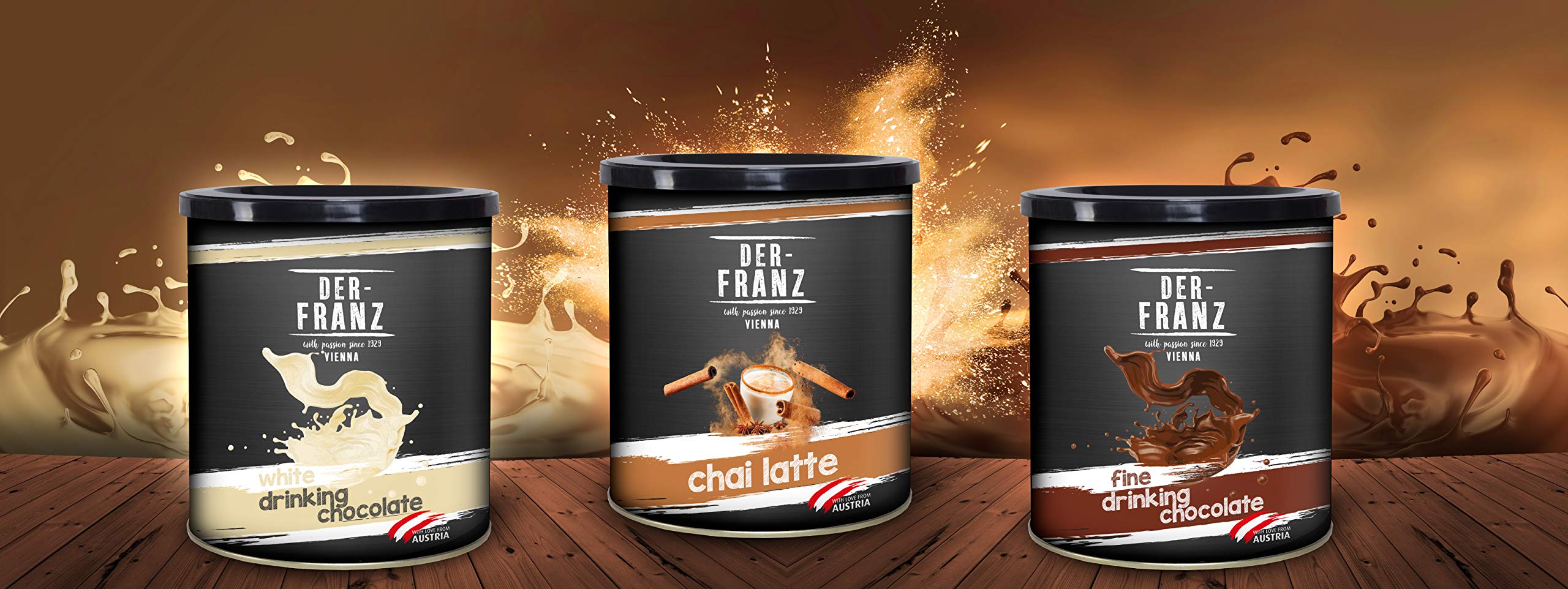 Der-Franz Chai Latte Powder, 500 g – Spiced Black Tea Blend with Ginger, Cardamom & Cinnamon 4
