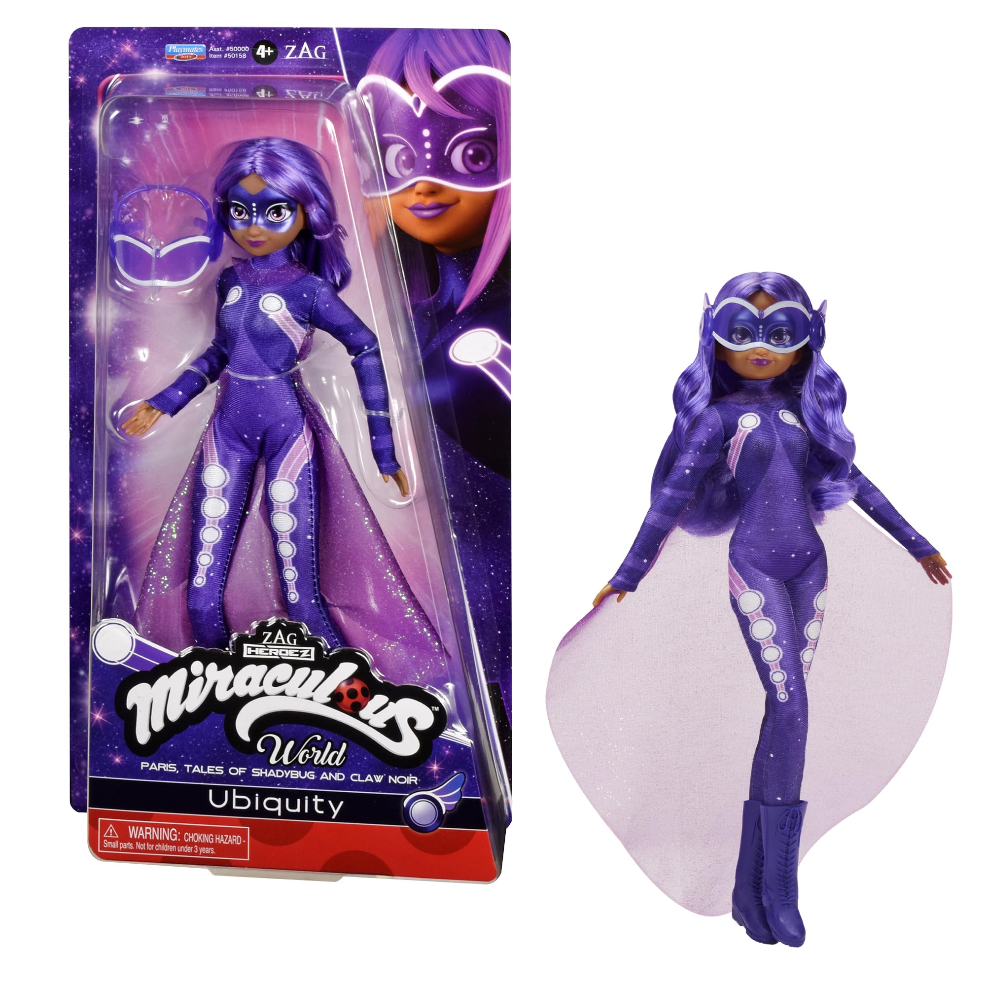 BANDAI Miraculous Ladybug & Cat Noir Alya Ubiquity 26cm Fashion Doll - Action Figure with Accessories