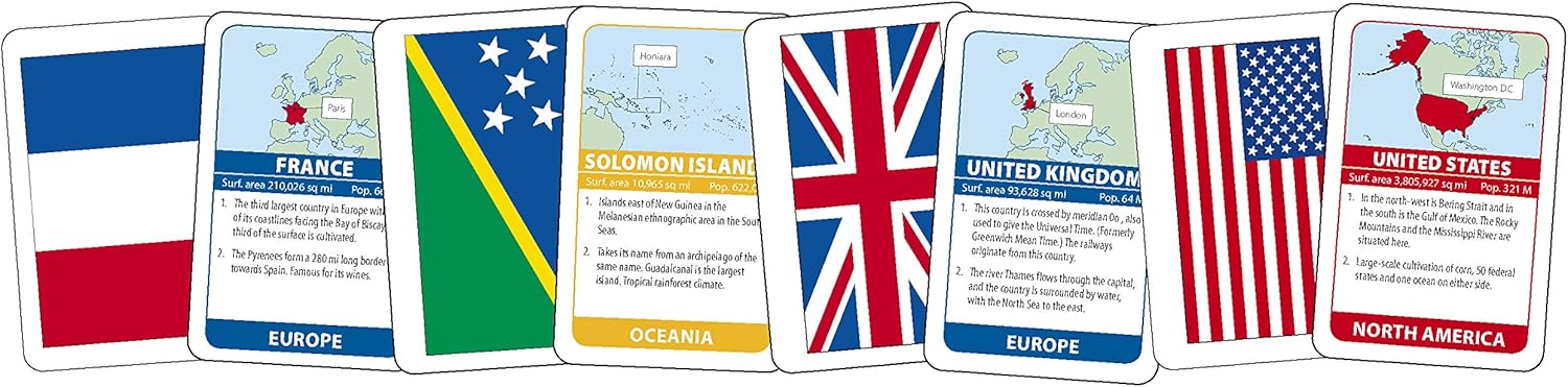 Tactic Flags of the World Card Game 5