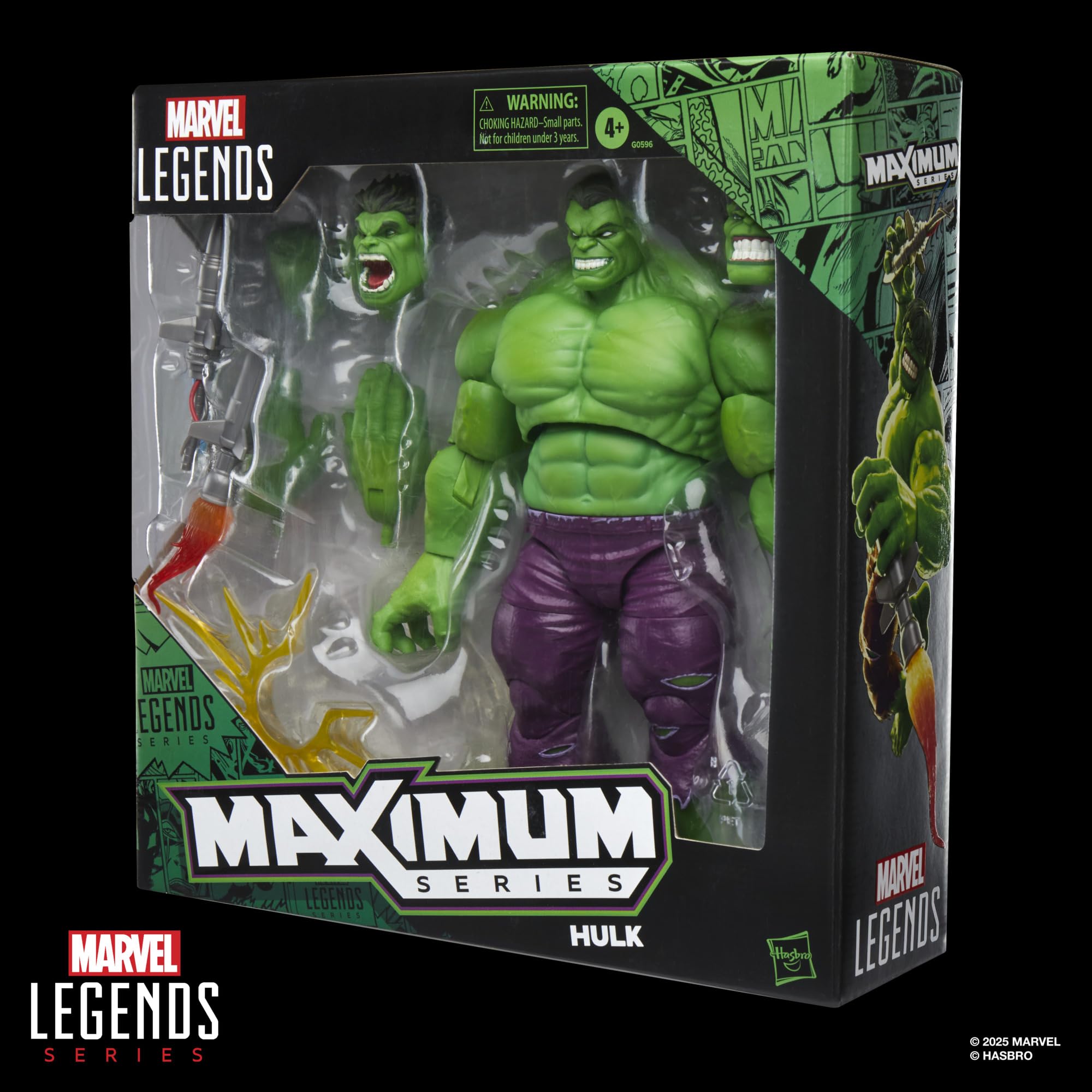 Hasbro Marvel Legends Maximum Series Hulk Action Figure - 8.5 Inch Collectible with 30 Points of Articulation