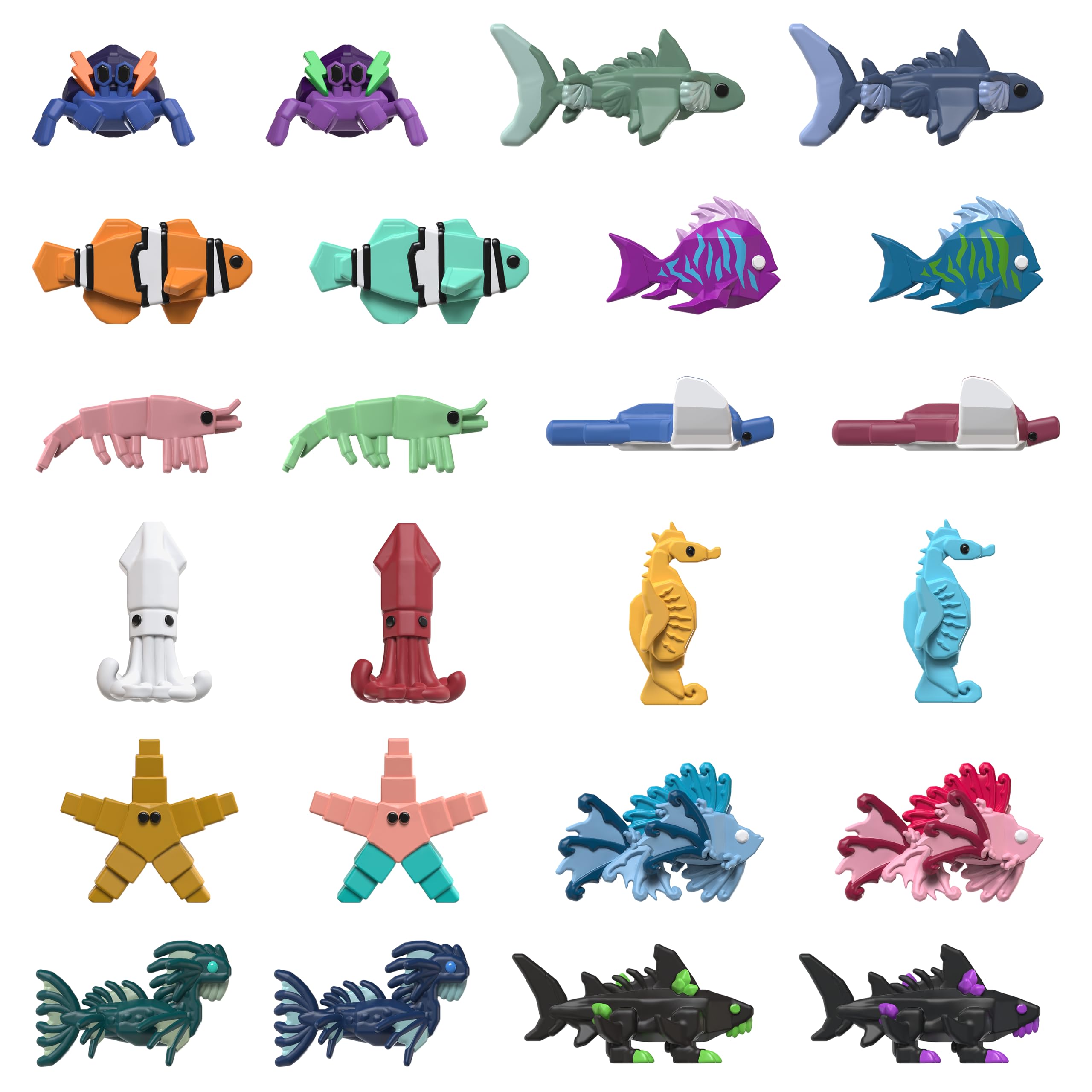 PhatMojo Fisch Microfigure 1-Pack Series 1 | Surprise Water Reveal | Collectible Plastic Figure 6
