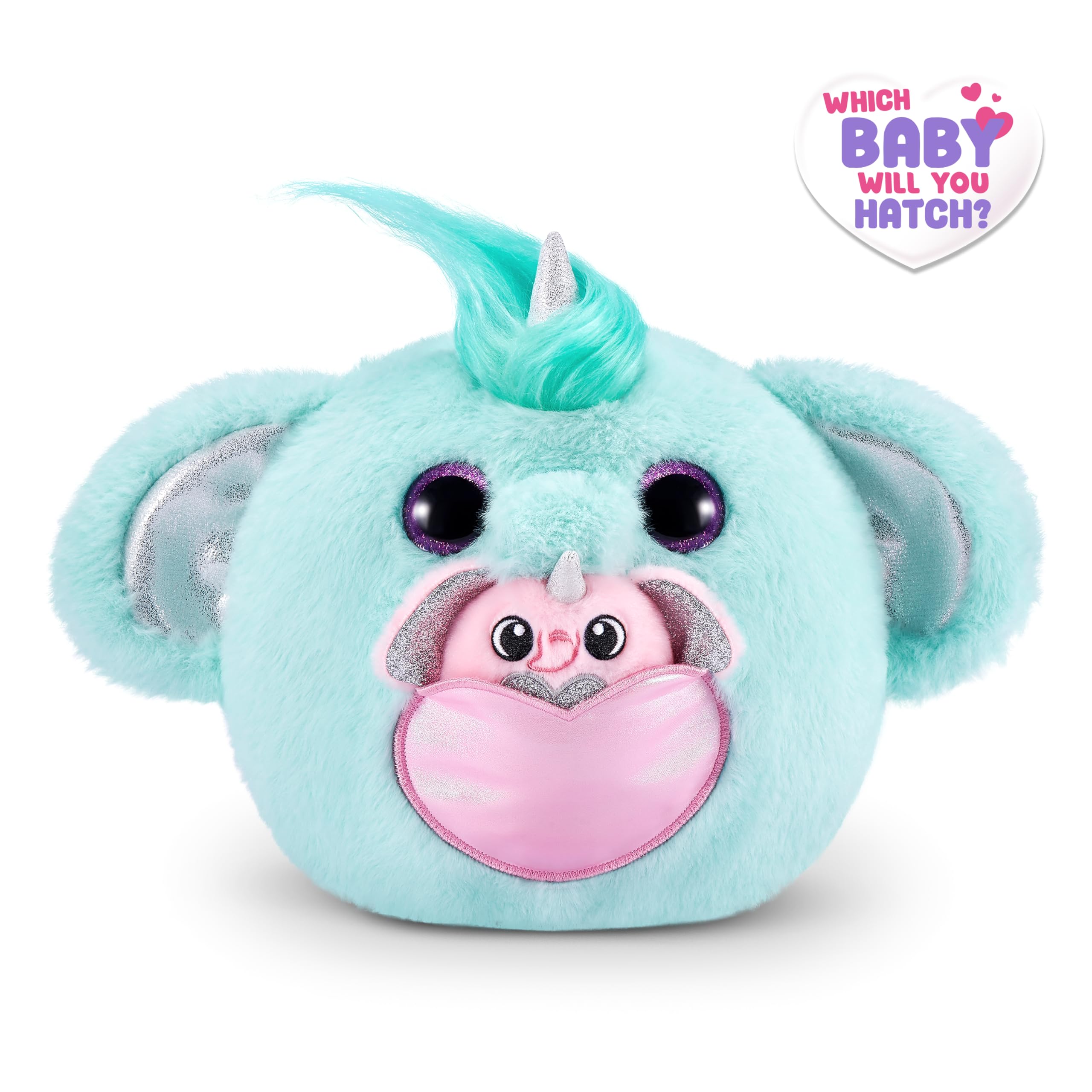 Rainbocorns Mamacorn Surprise by ZURU - Collectible Plush Toy with 30+ Surprises for Girls 3+