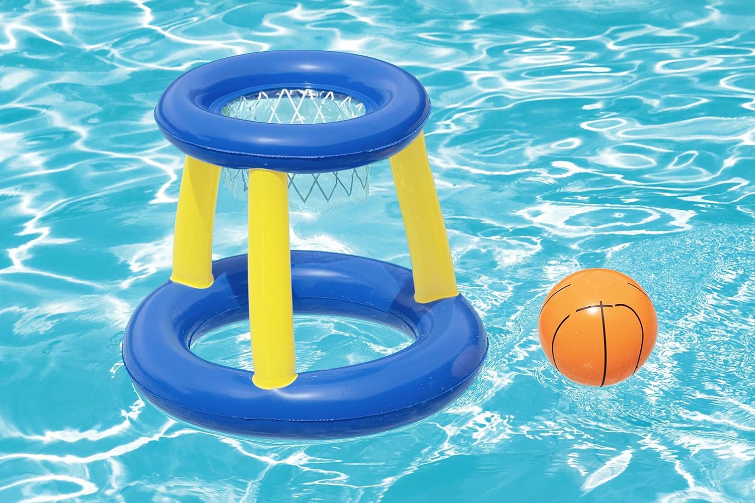 Bestway Splash N Hoop Inflatable Basketball Pool Game - Floating Water Toy for Kids 3+ 8