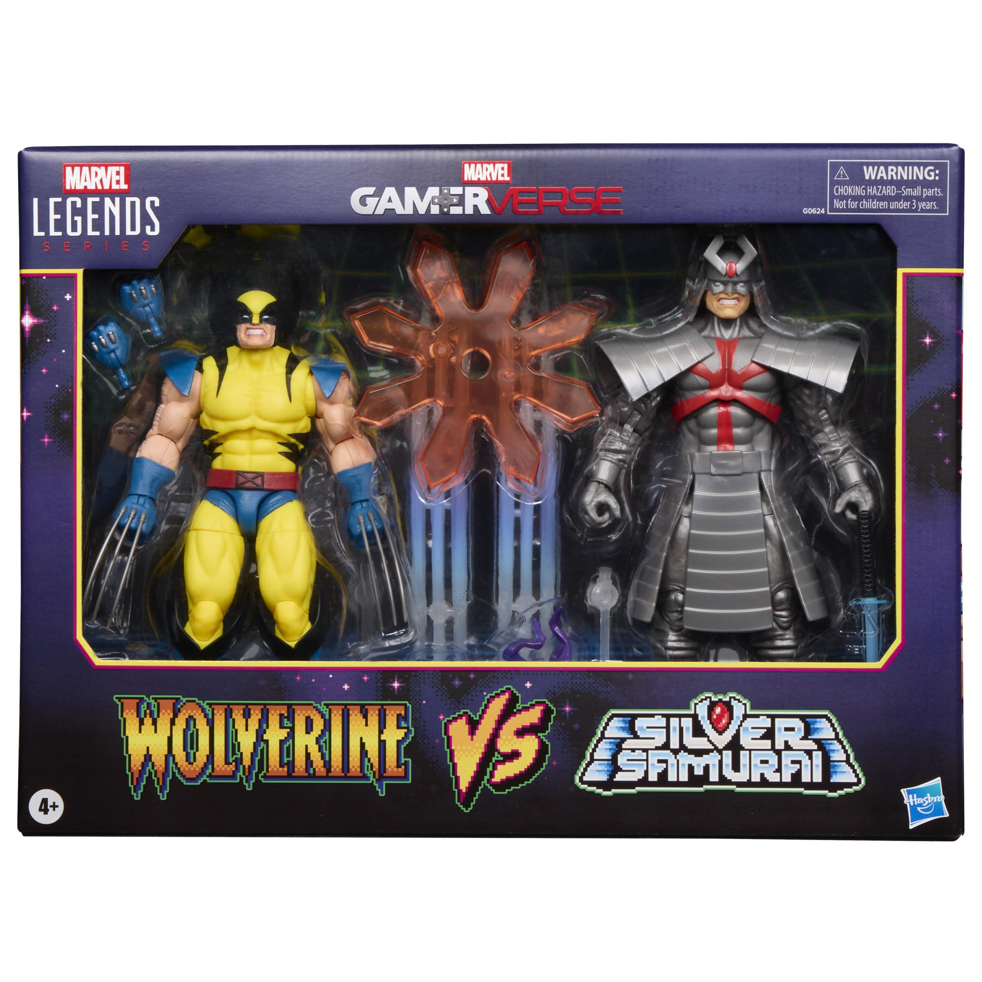 Marvel Legends Series Gamerverse Wolverine vs Silver Samurai 2-Pack Action Figures