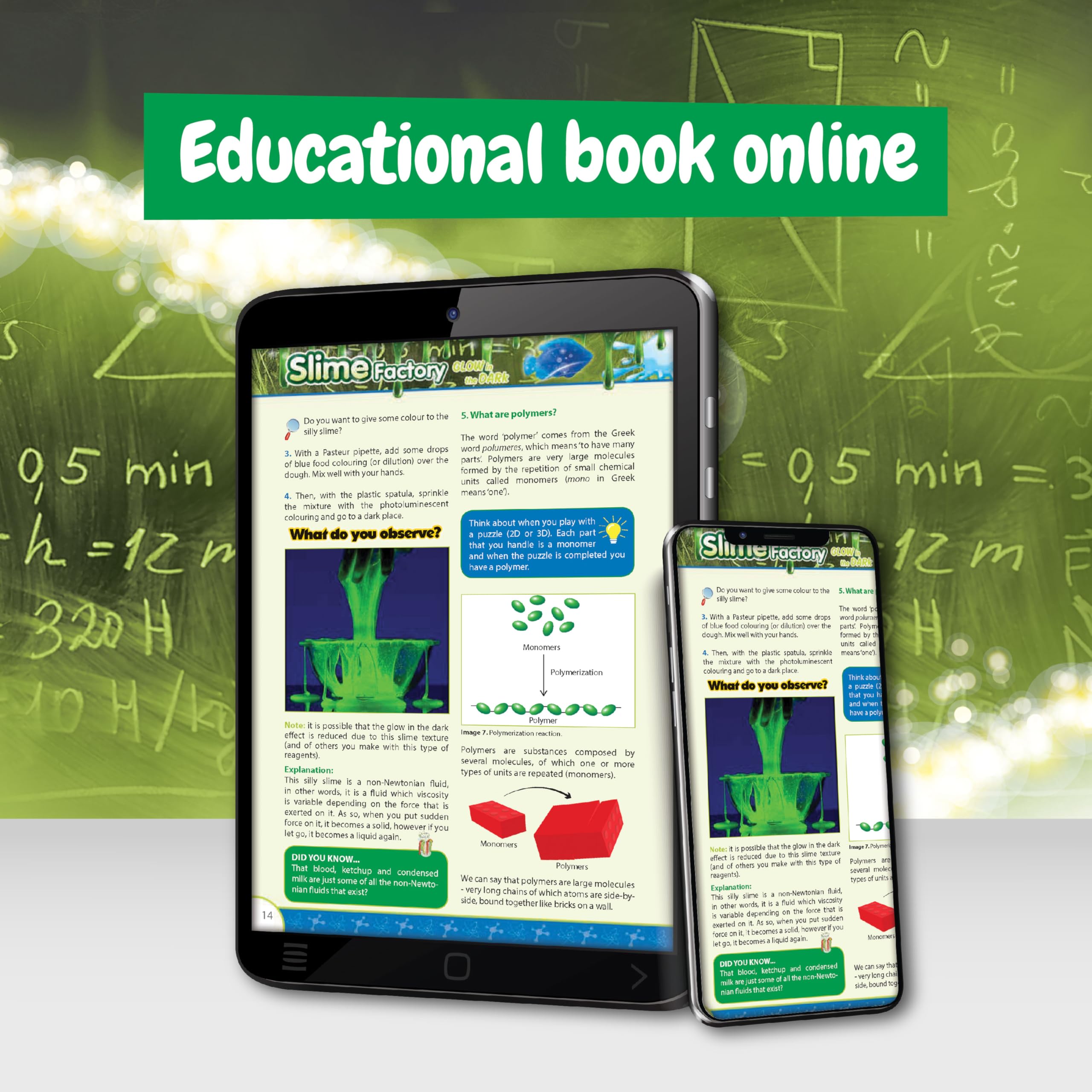 Science4you Slime Lab for Kids with Glow in the Dark - 20+ Activities STEM Kit 4