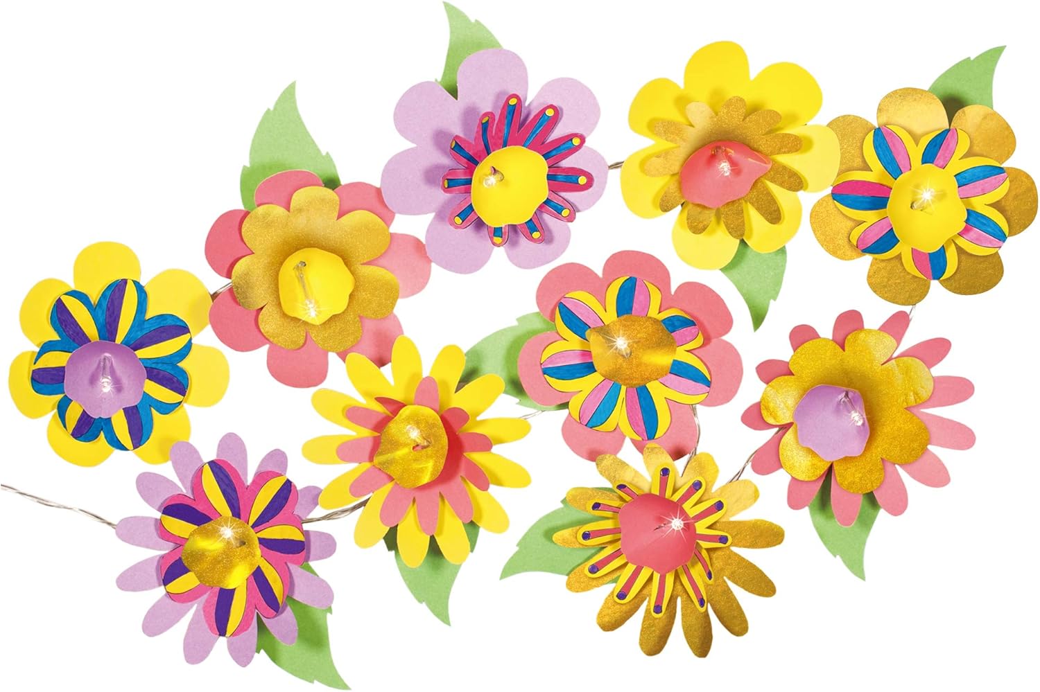 Galt Creative Cases Flower Lights Kids Craft Kit - Multi, 1004924