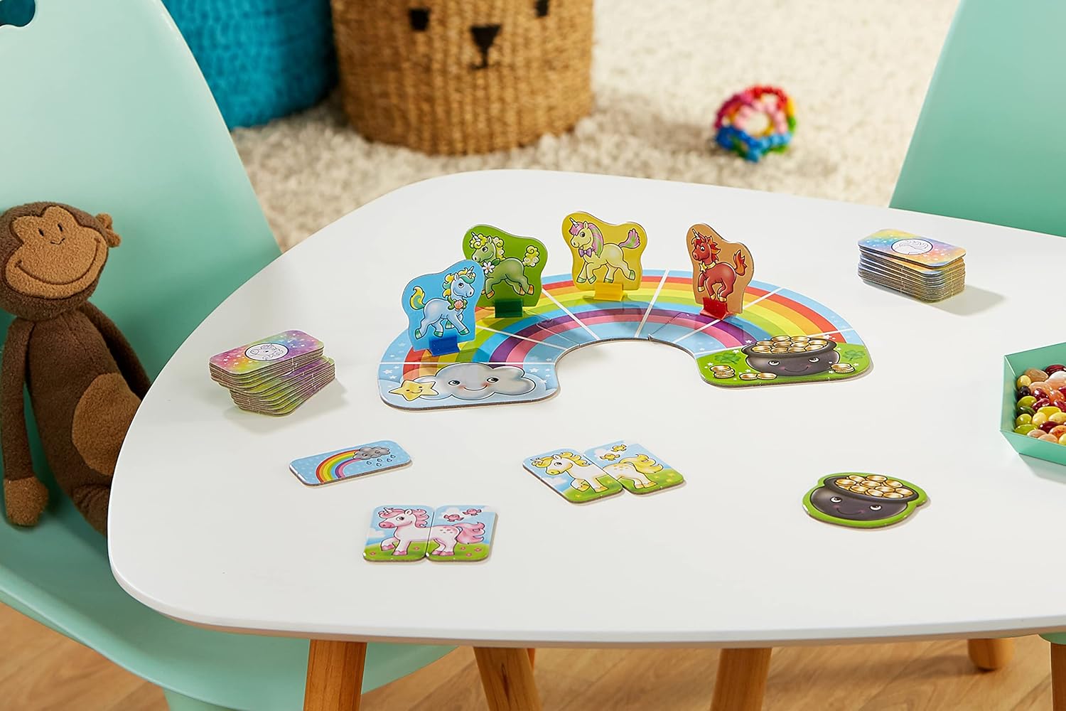 Orchard Toys Rainbow Unicorns Memory Matching Game
