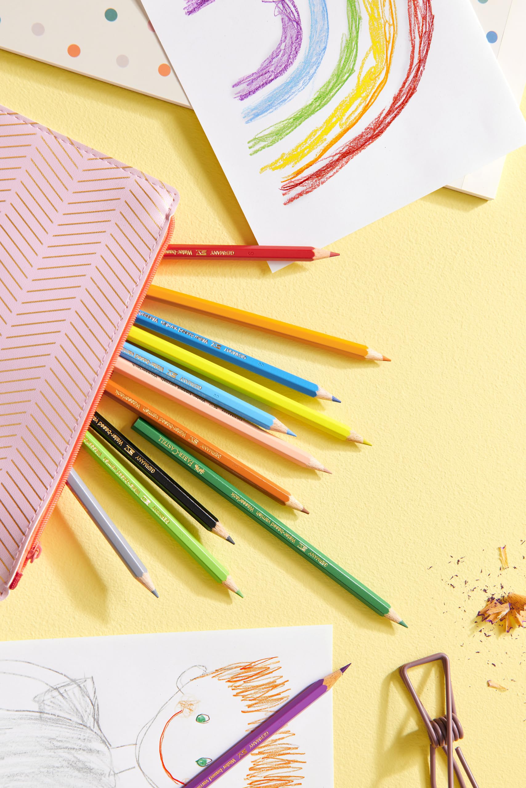 Faber-Castell Coloured Pencils Set of 60 - Break Resistant Core | Eco Friendly Wood | Multicoloured 7