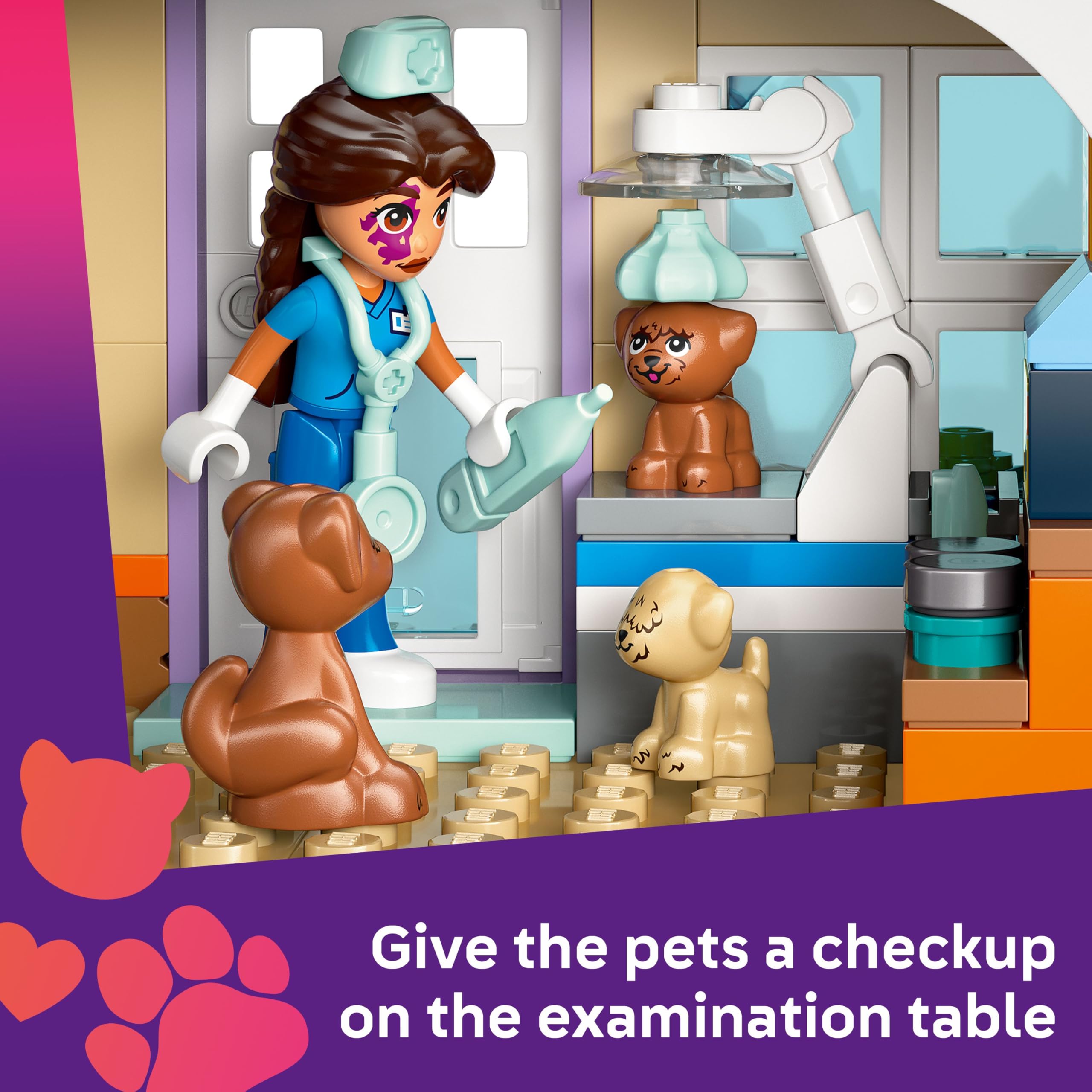LEGO Friends Horse and Pet Vet Clinic Toy - 428-Piece Playset for Ages 7+ 4