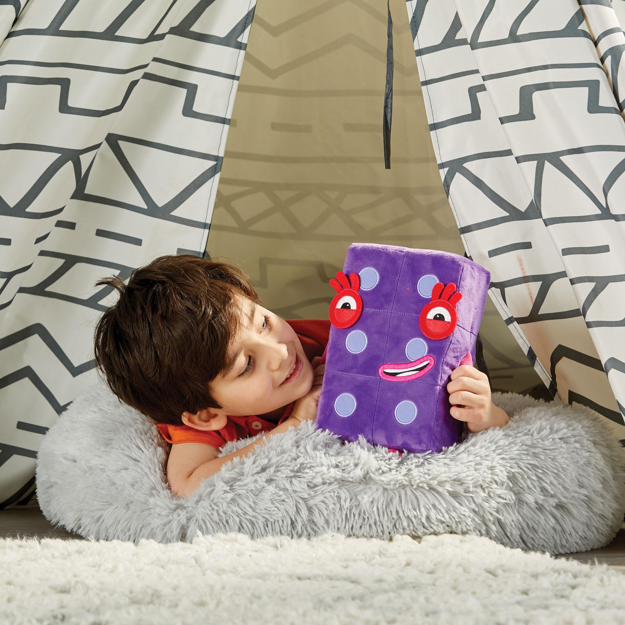 Learning Resources Numberblock Six Playful Pal Plush - Educational Toy for Toddlers & Kids