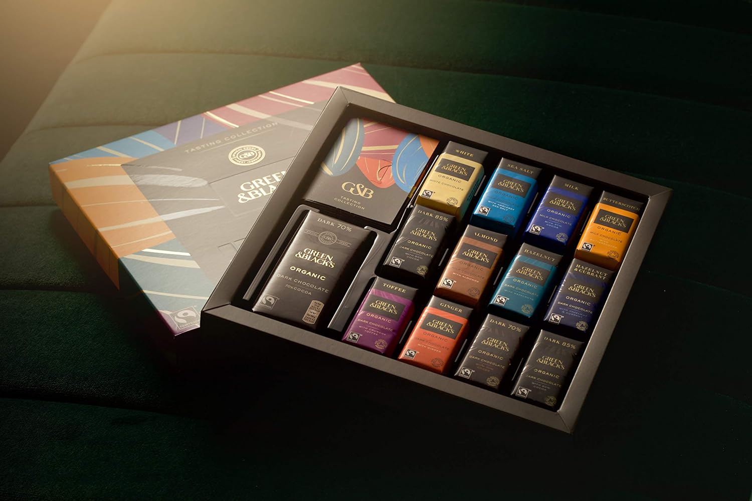 Green &amp; Black's Bio-Schokoladenriegel der Tasting Collection, 395 g 10