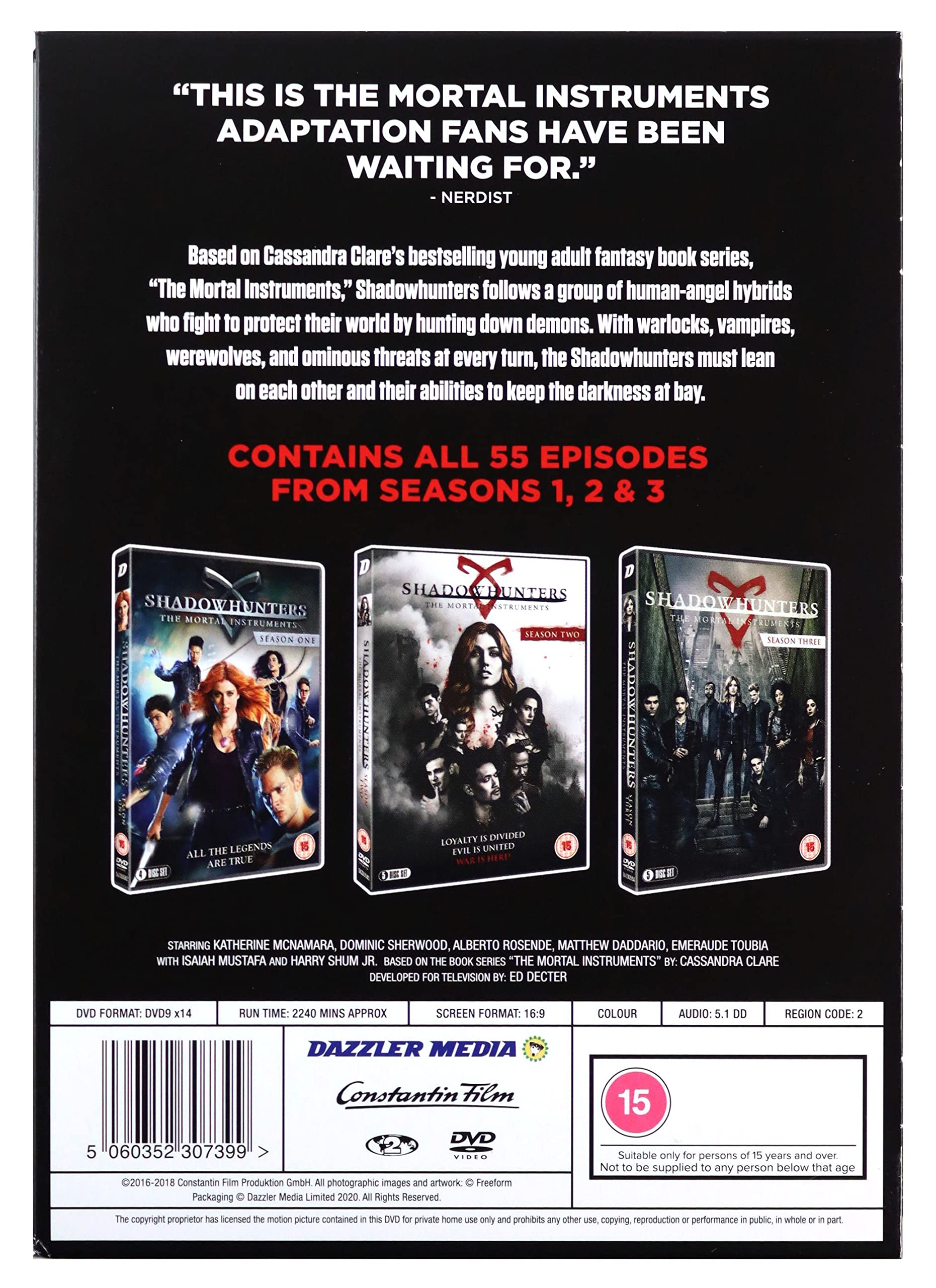 Shadowhunters: The Complete Collection (2016) - Seasons 1, 2 & 3 [DVD] 3