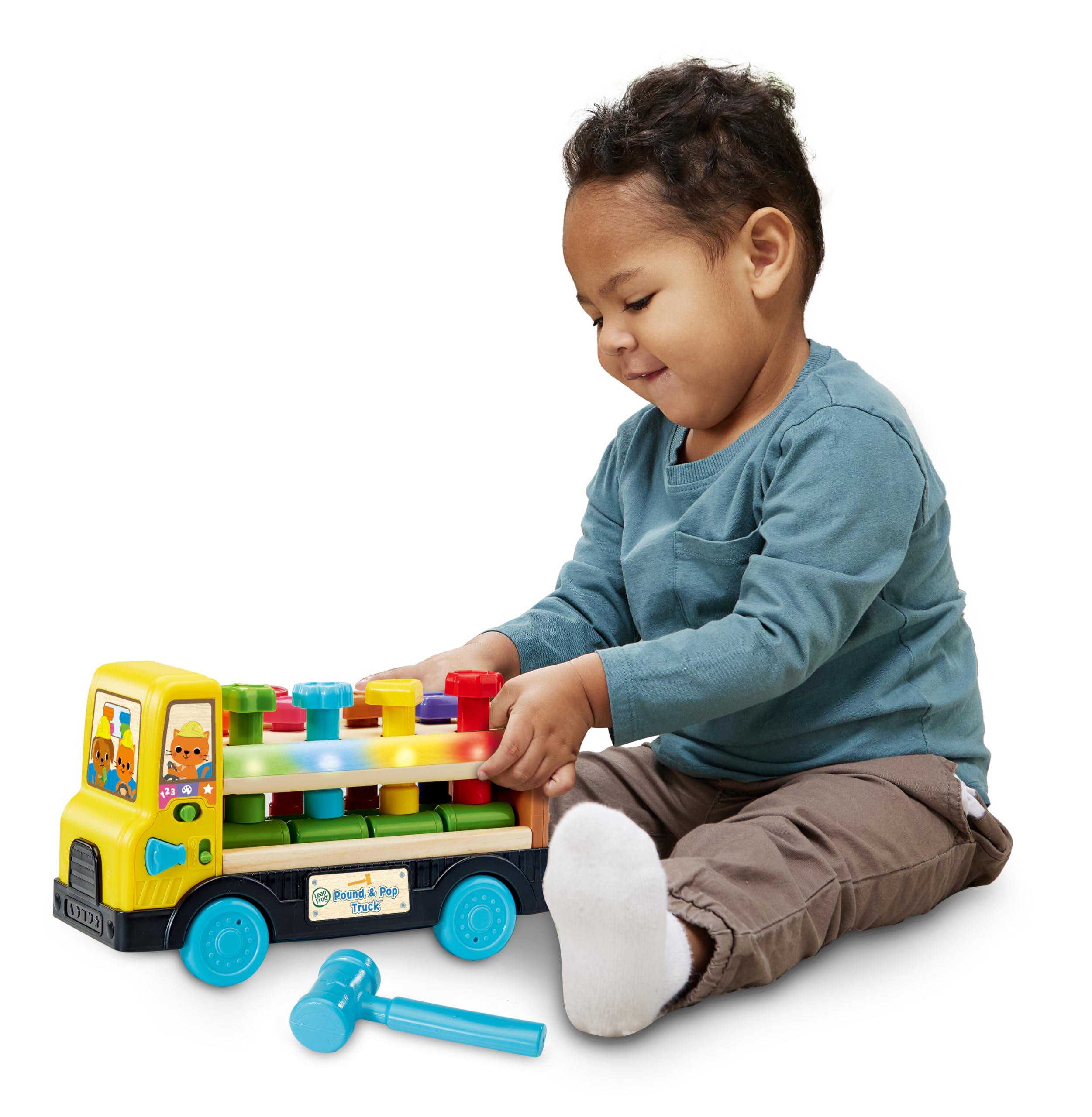 LeapFrog Pound & Pop Truck - Interactive Educational Toy for Toddlers 24 Months & Up 3