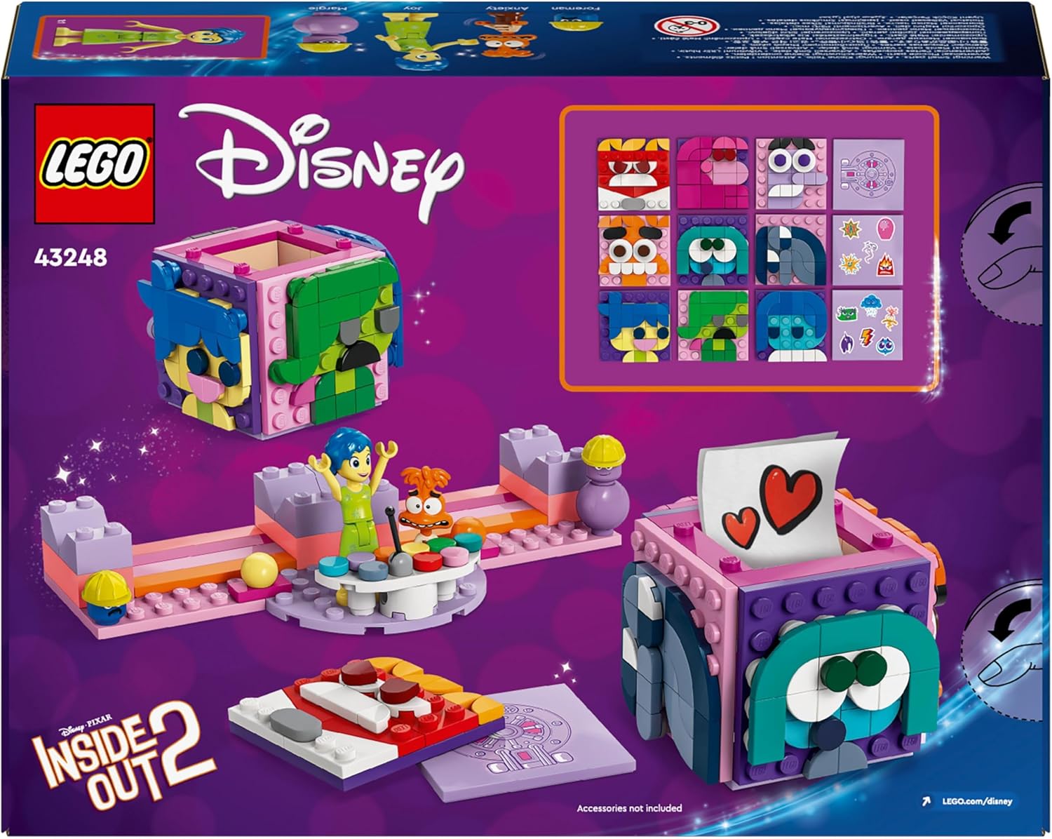 LEGO Disney Pixar Inside Out 2 Mood Cubes Playset - Building Toy for Ages 9+ 4